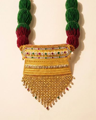 Meerabai Rajasthani Aad (L) · Yellow Gold · Traditional Jewellery — Ashok Jewels, Jodhpur view 2
