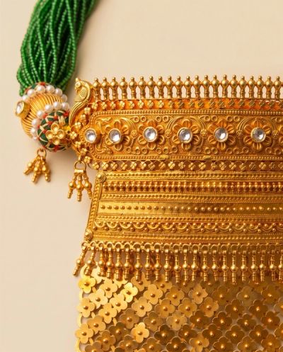 Jodhana Rajasthani Aad · Yellow Gold · Traditional Jewellery — Ashok Jewels, Jodhpur view 2