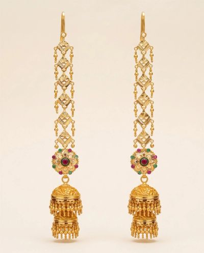Umaid Choker Set · Yellow Gold · Traditional Jewellery — Ashok Jewels, Jodhpur view 2