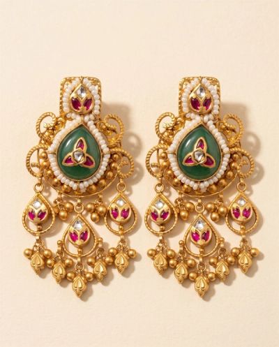 Hadi Rani Heritage Necklace Set · Yellow Gold · Gold Jewellery — Ashok Jewels, Jodhpur view 2