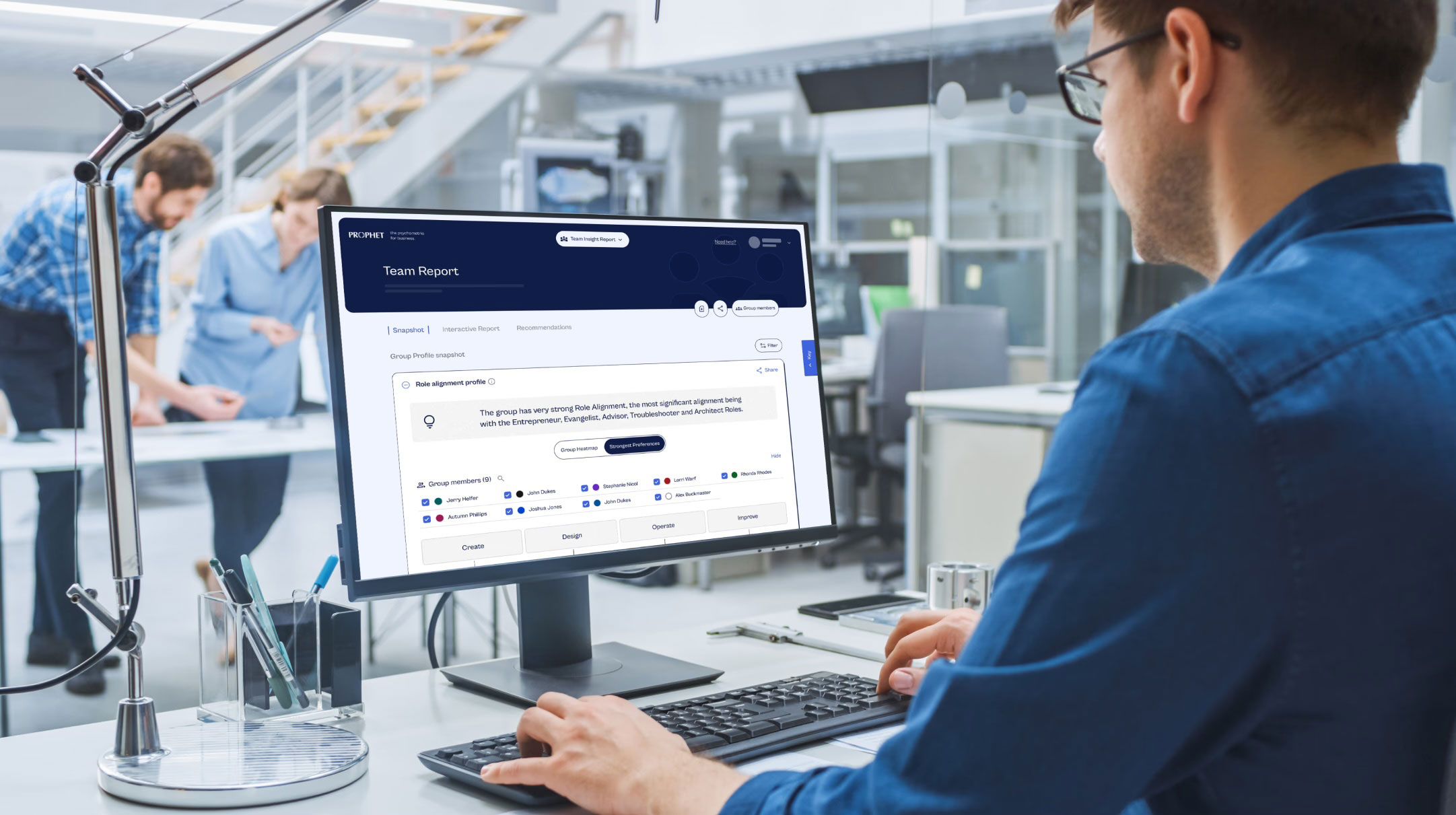 man at computer
