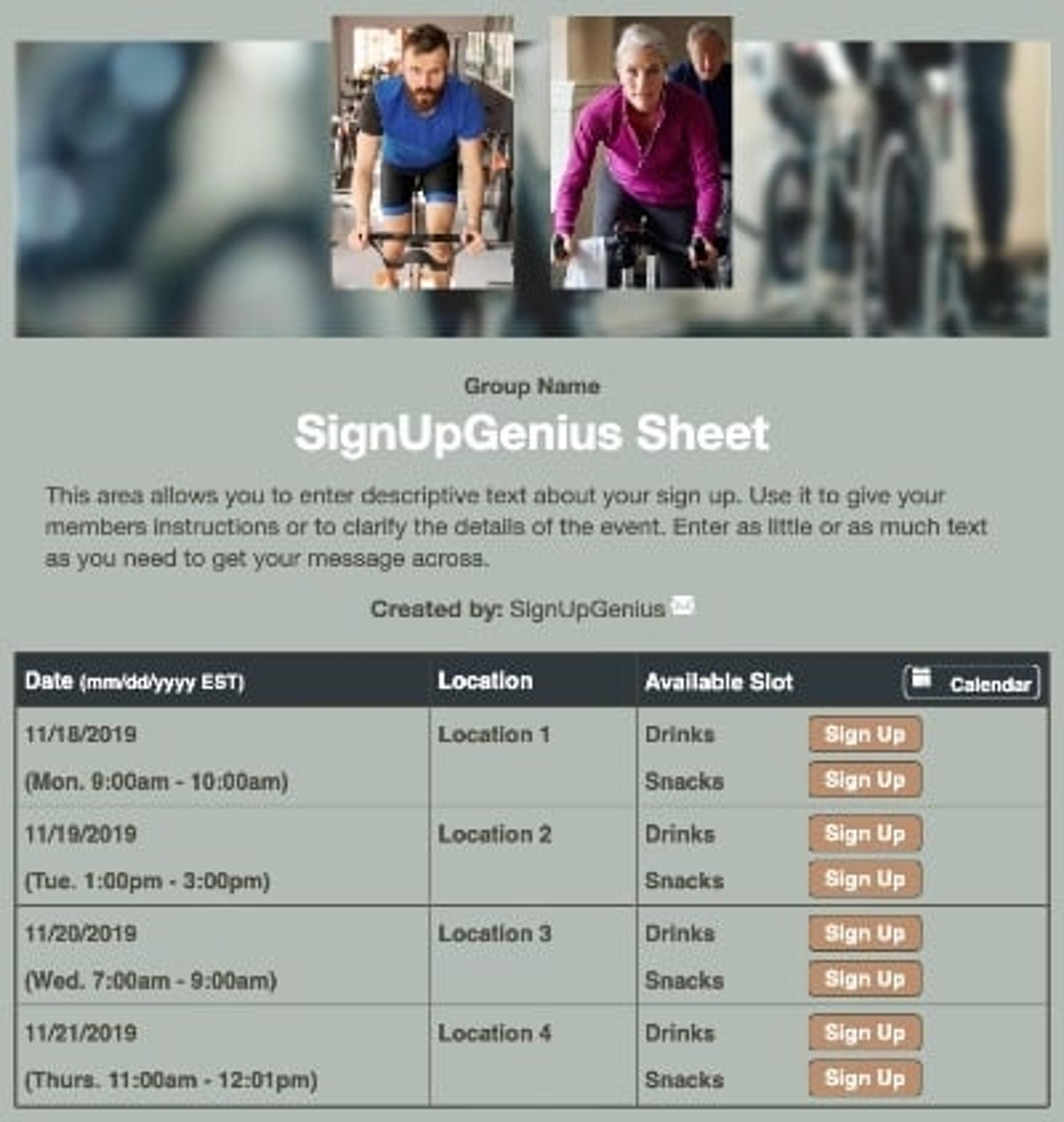 Indoor Cycling Class