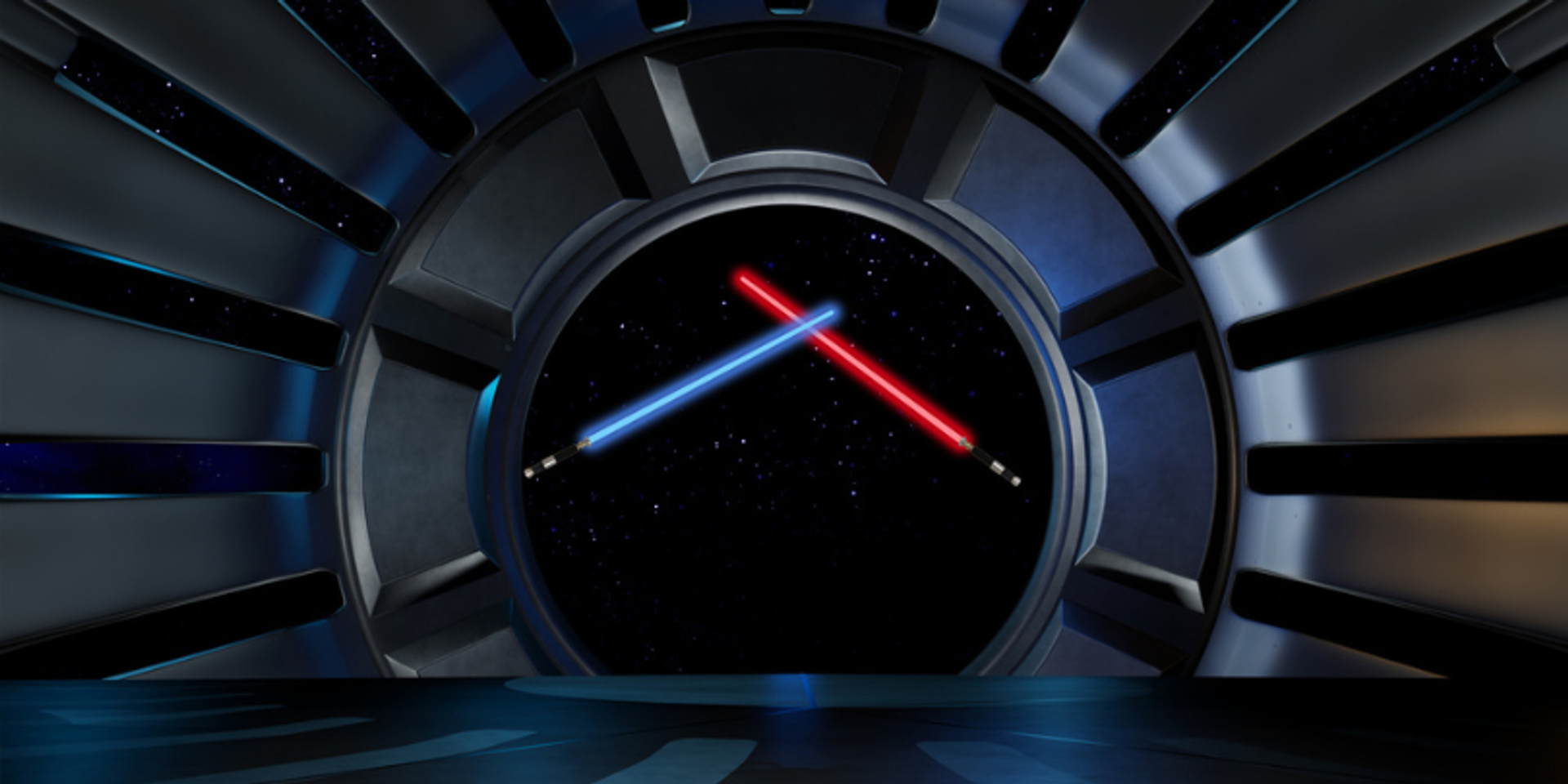 light sabers in space