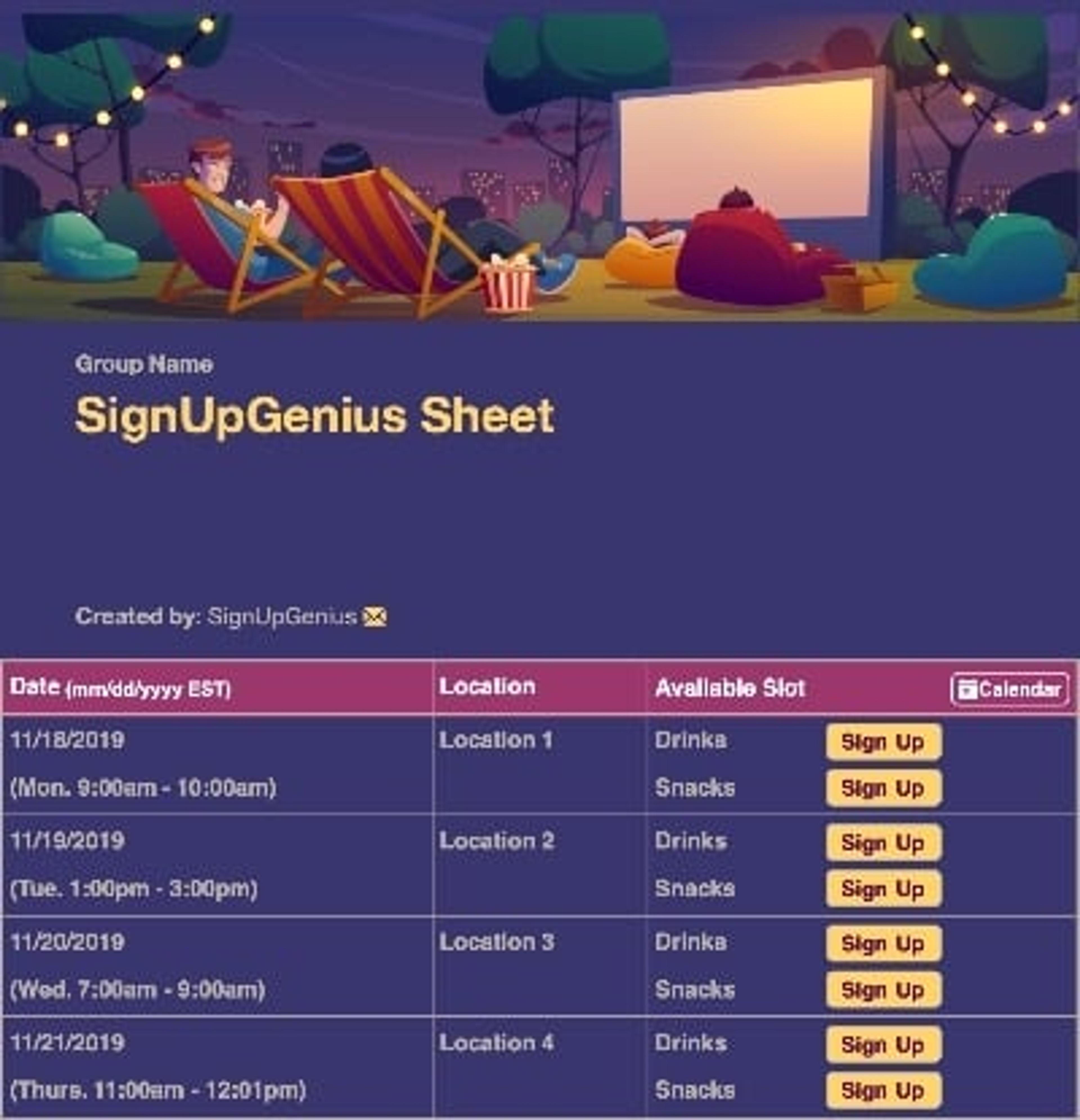 Backyard Movie Night