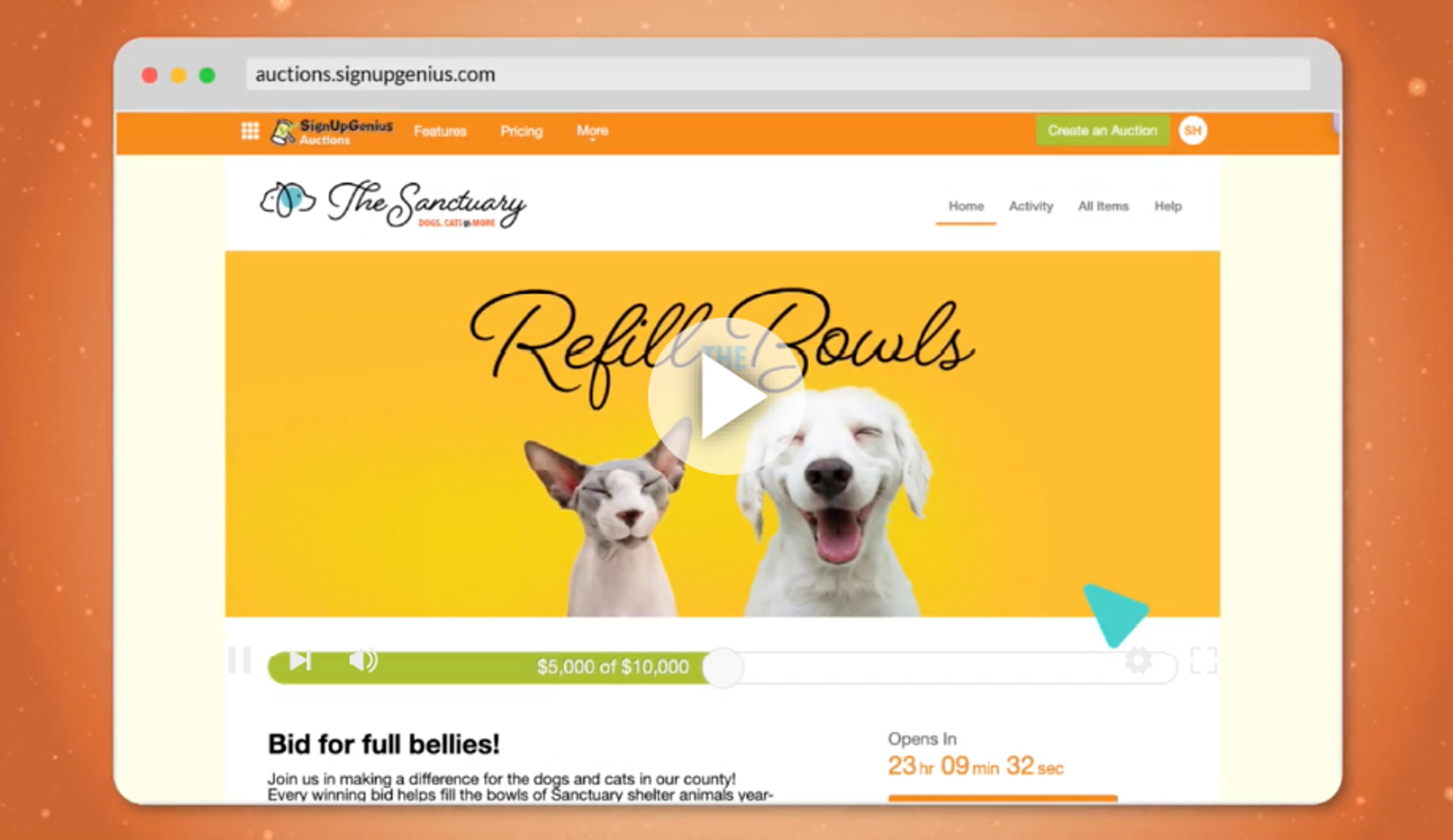 Get Started with SignUpGenius Auctions