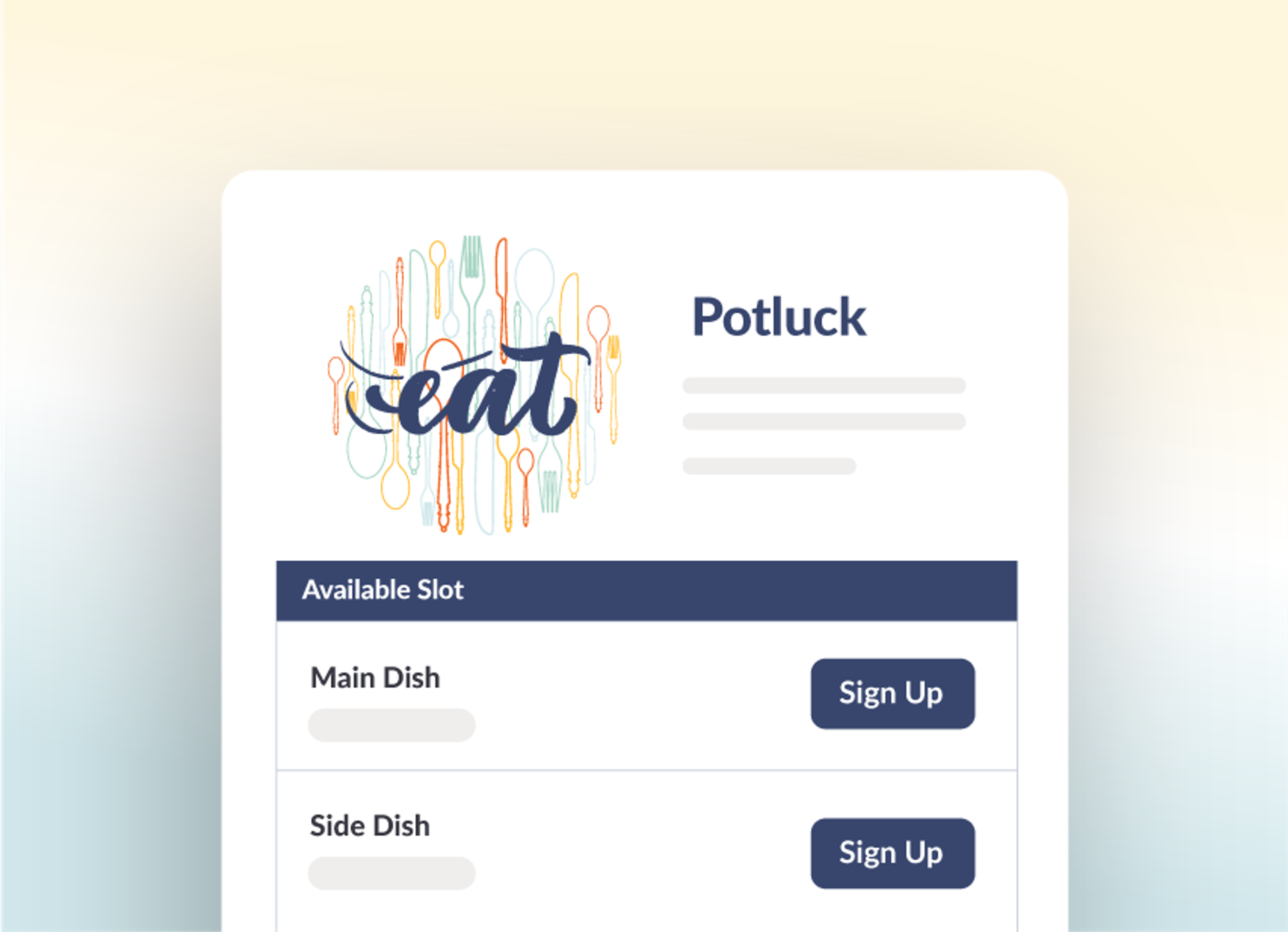 sign up scheduling tool