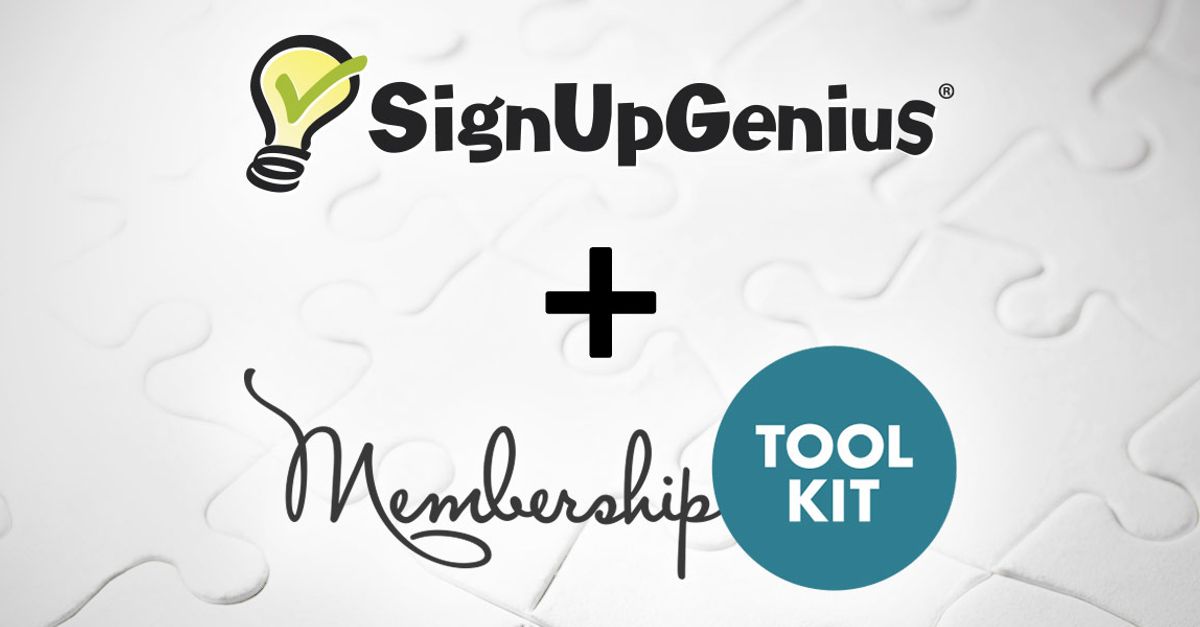 SignUpGenius is Now Integrated with Membership Toolkit