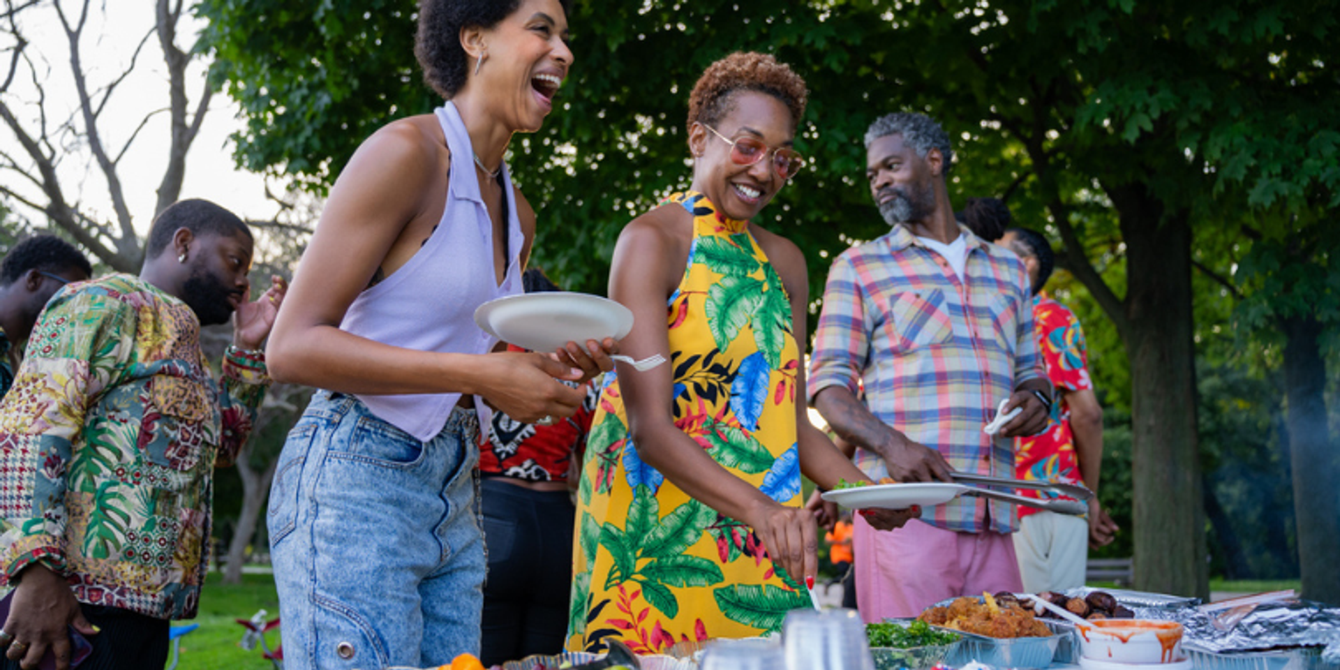 people celebrating juneteenth