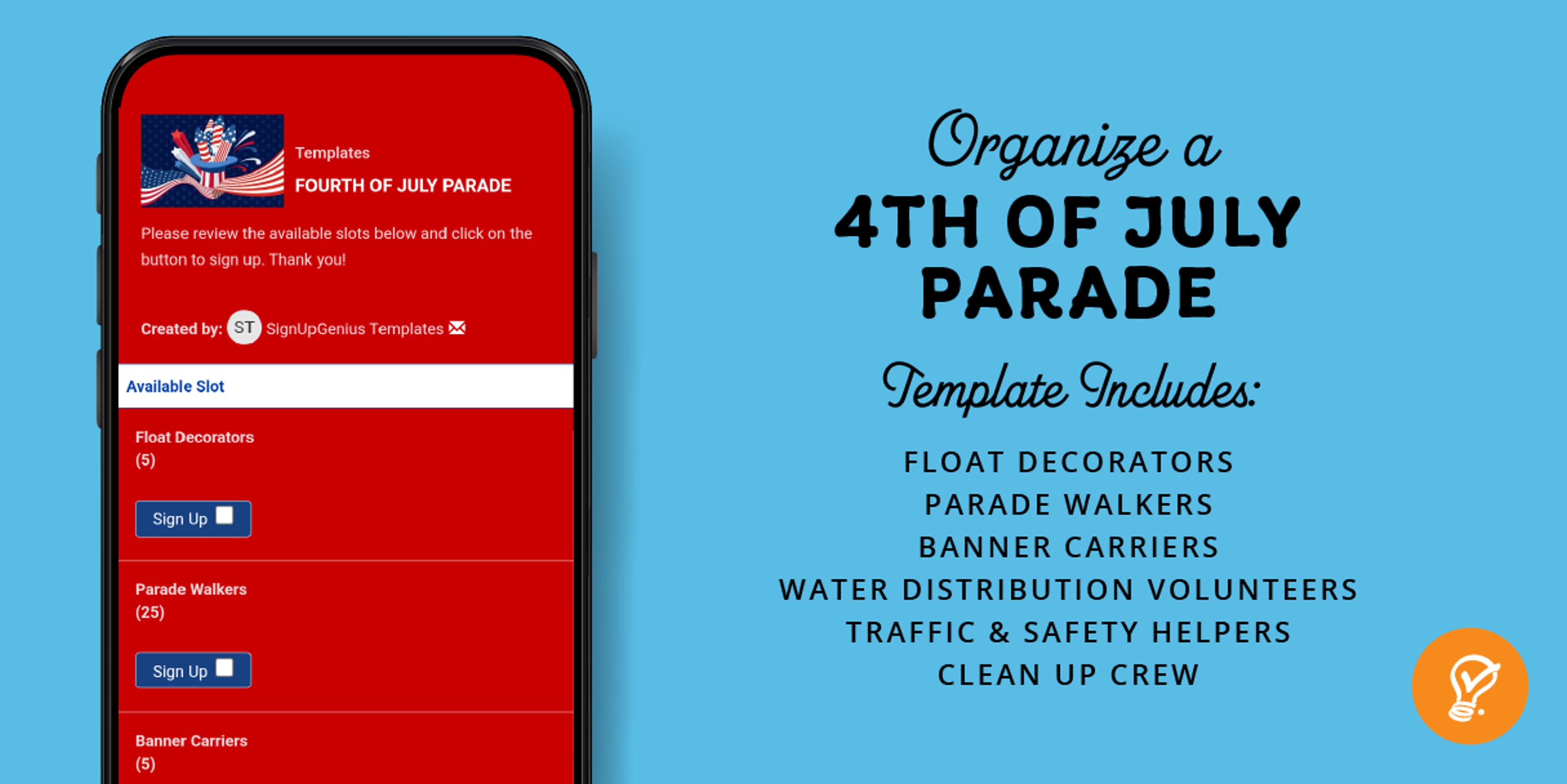 4th of July Parade Template