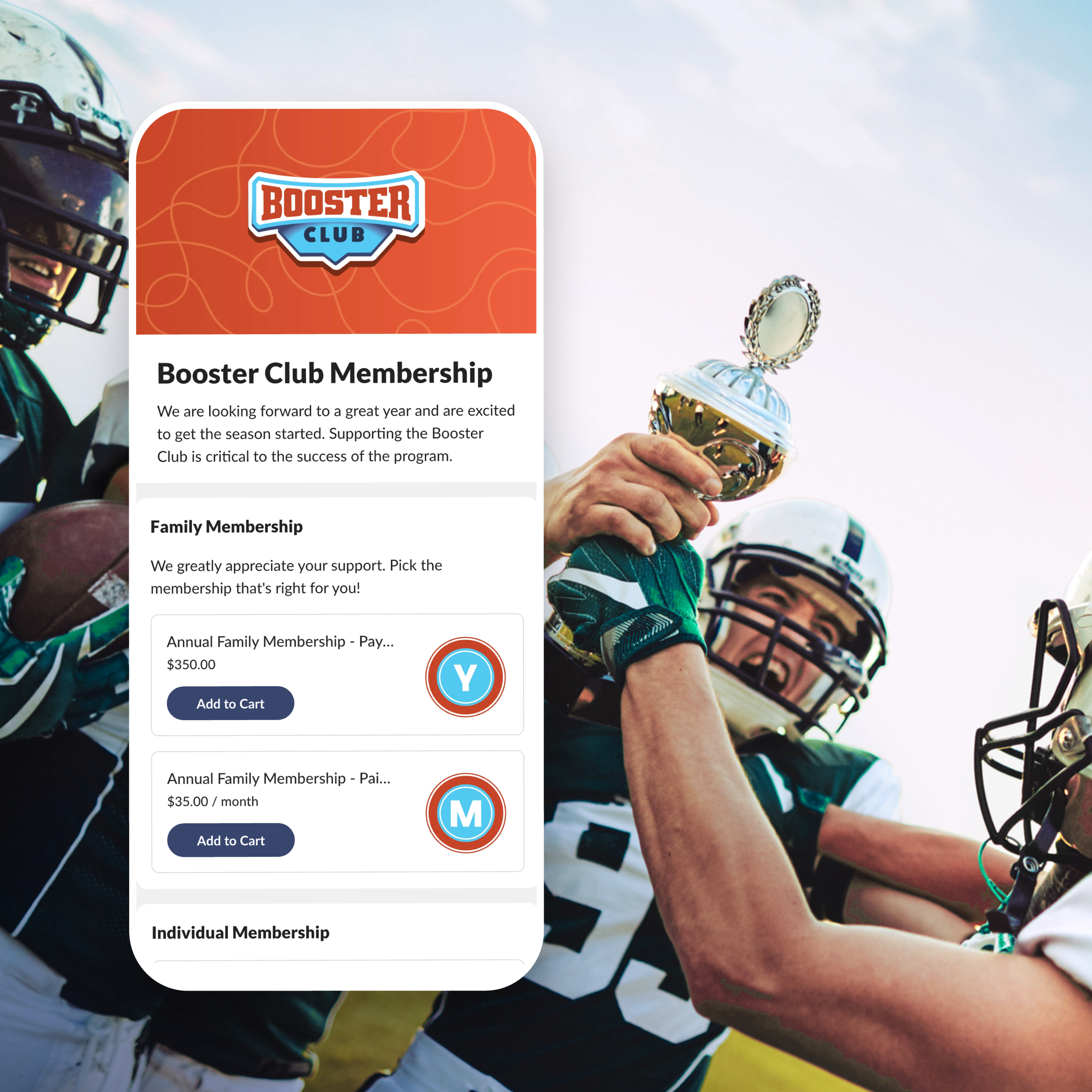 dues and fees UI booster club