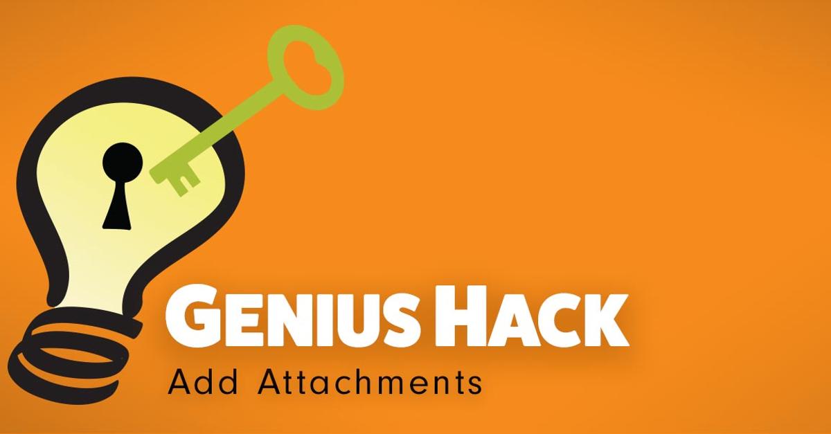 Alien Hack Genius Genius Hack: Attach Files to Your Sign Up