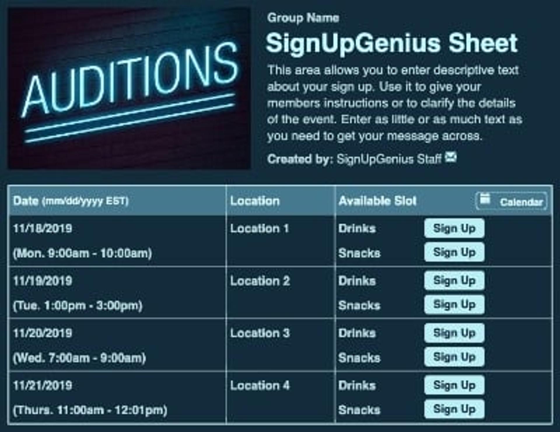 Audition