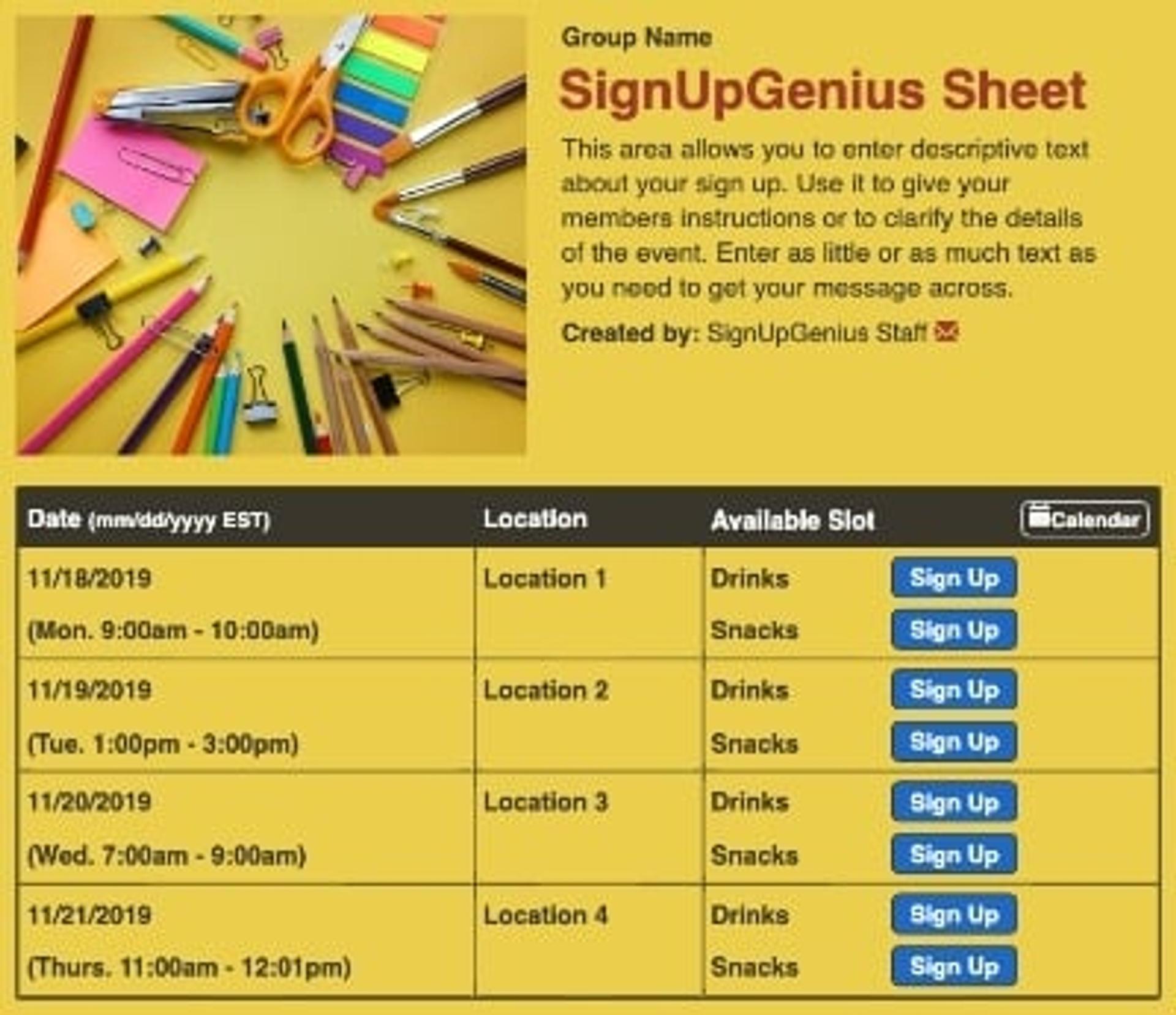 Back to School Desk
