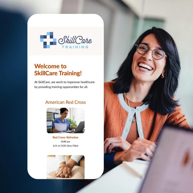 SignUpGenius Enterprise mobile sign up preview