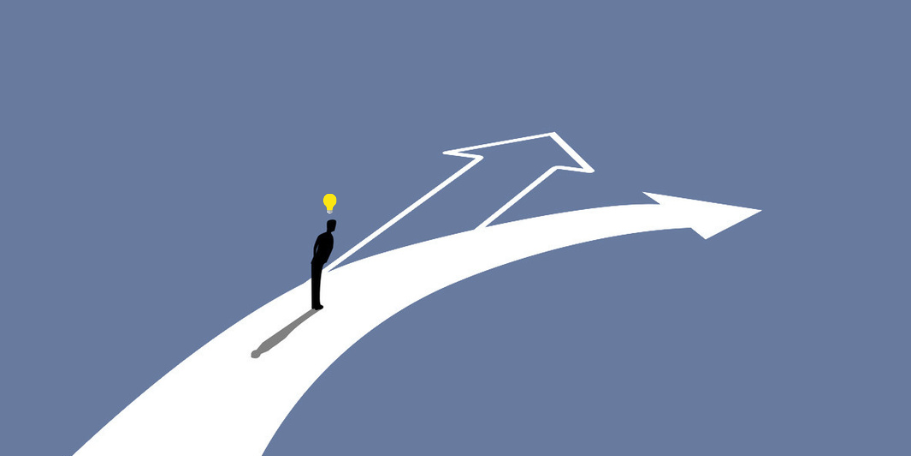 person making a choice