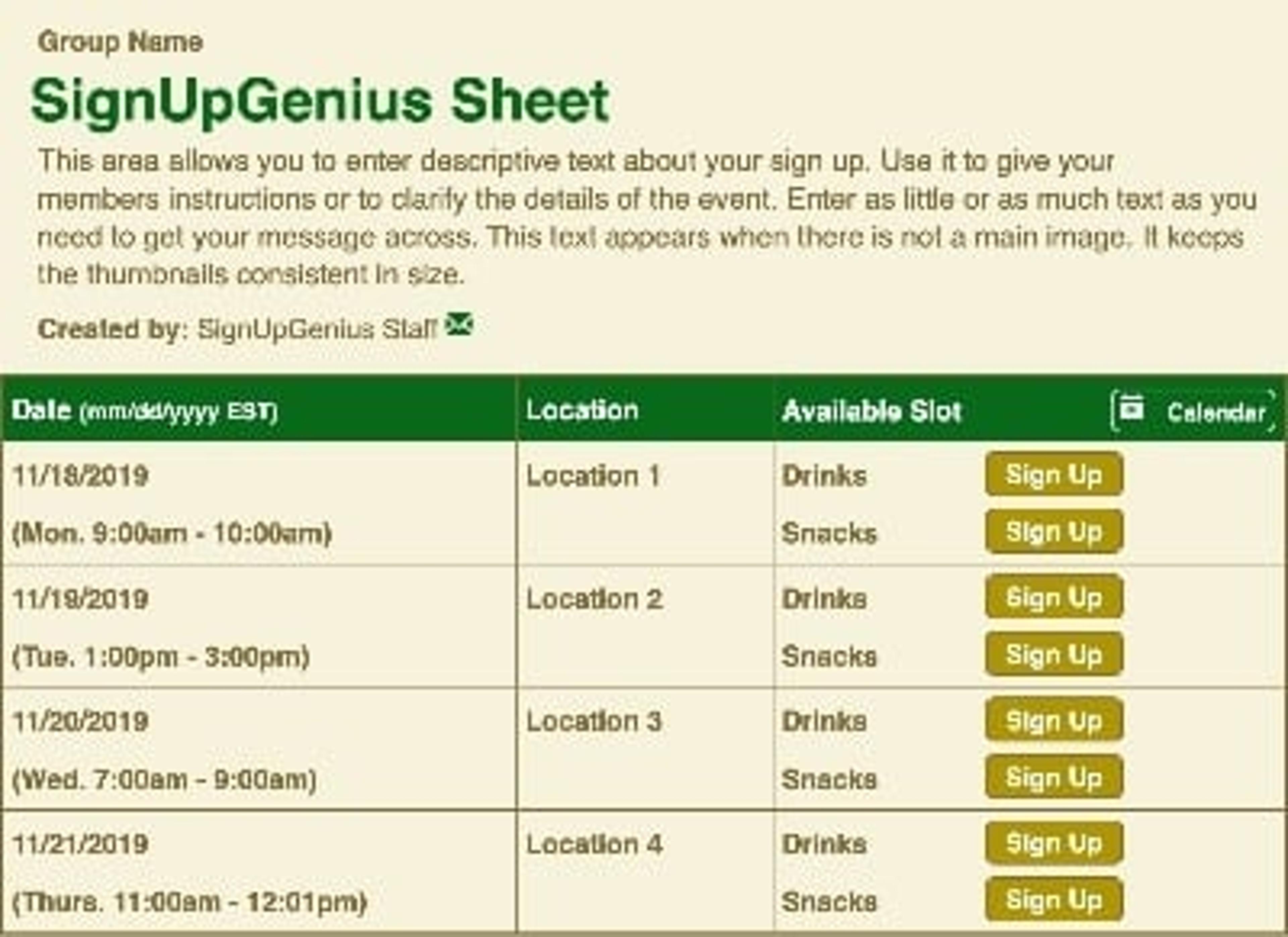 Dark Green, Gold, Cream