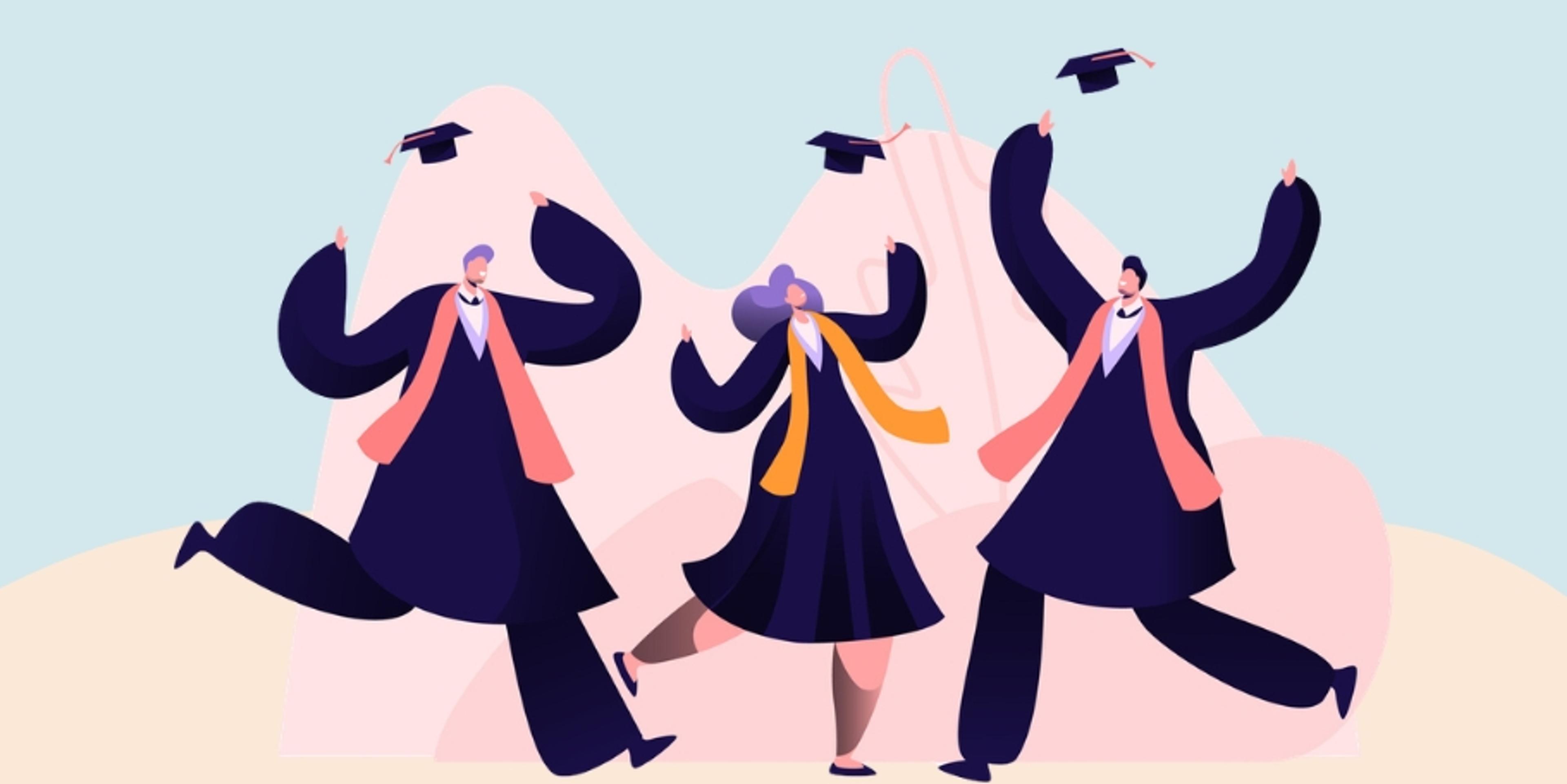 celebrating graduation