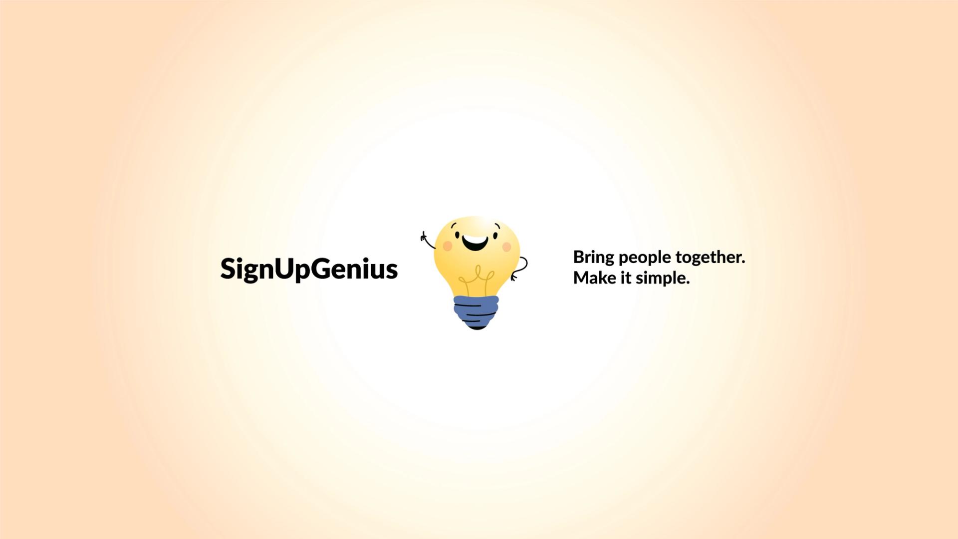 signupgenius auctions on a mobile device