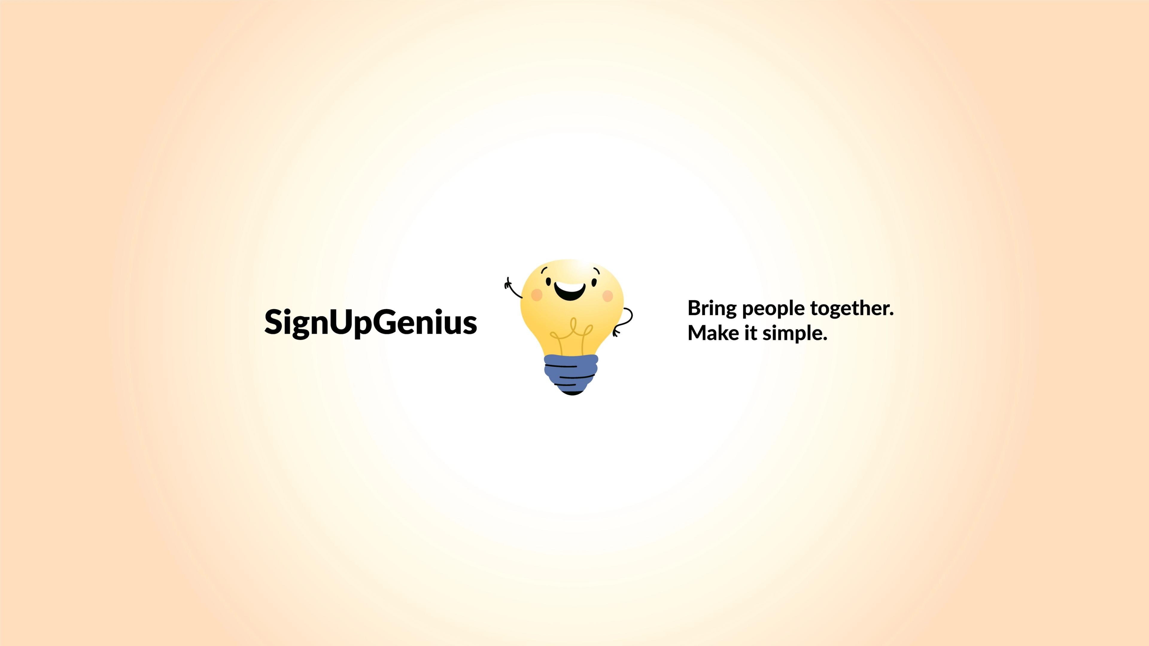 signupgenius auctions on a mobile device