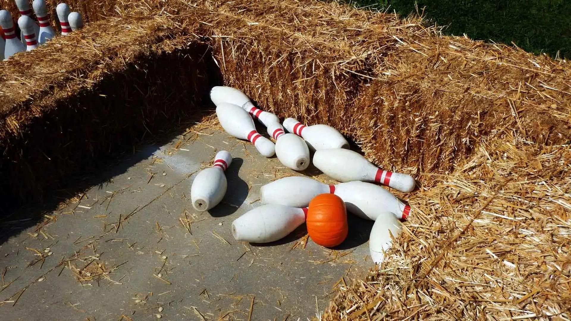 pumpkin bowling
