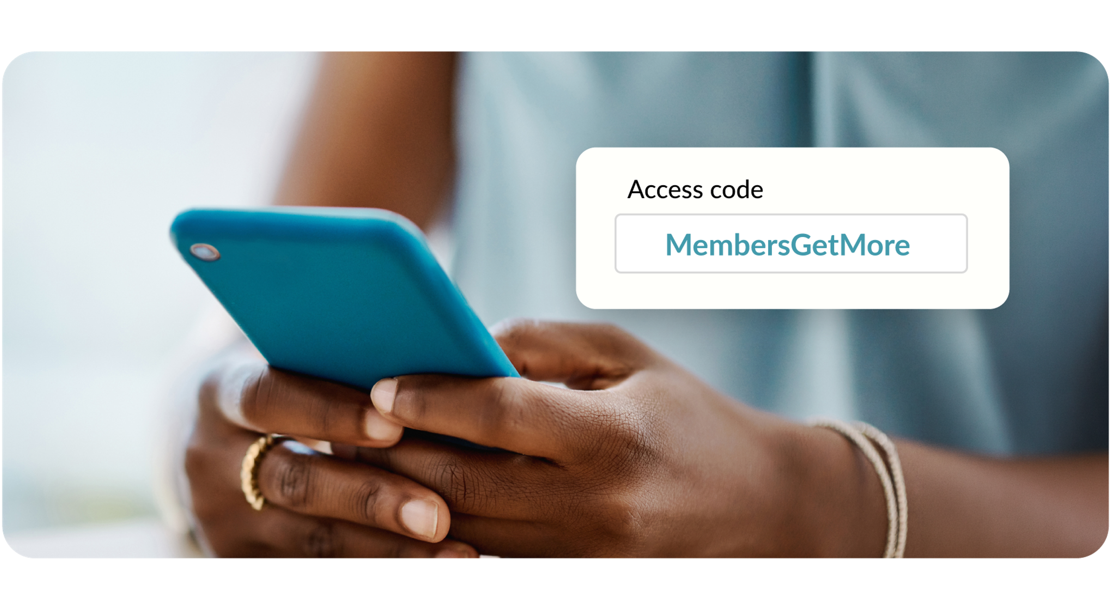 holding phone ordering from online store