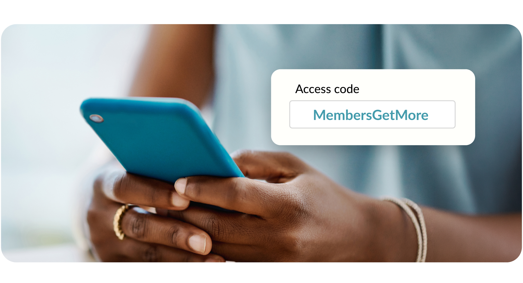 holding phone ordering from online store