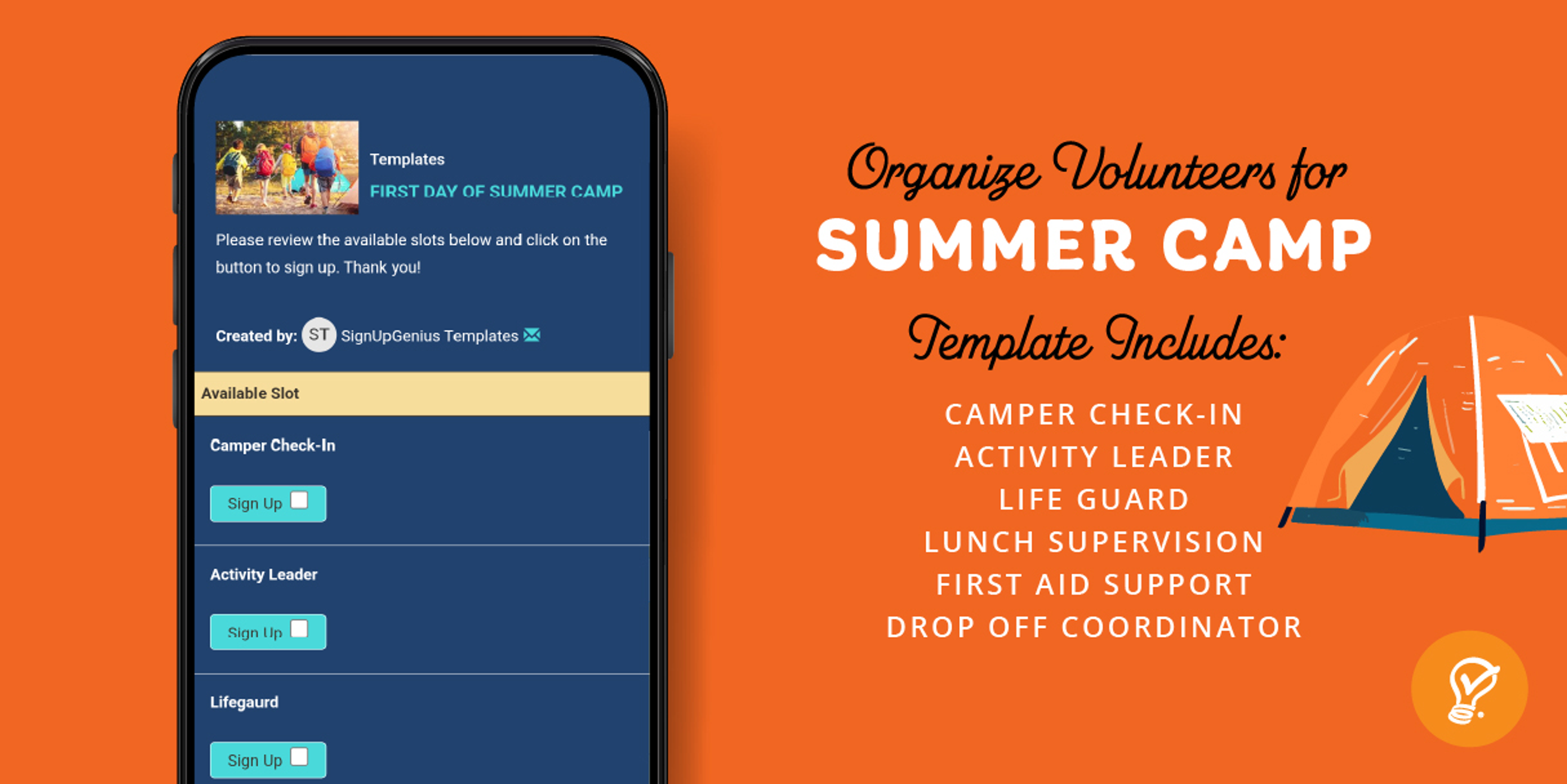 summer camp template
