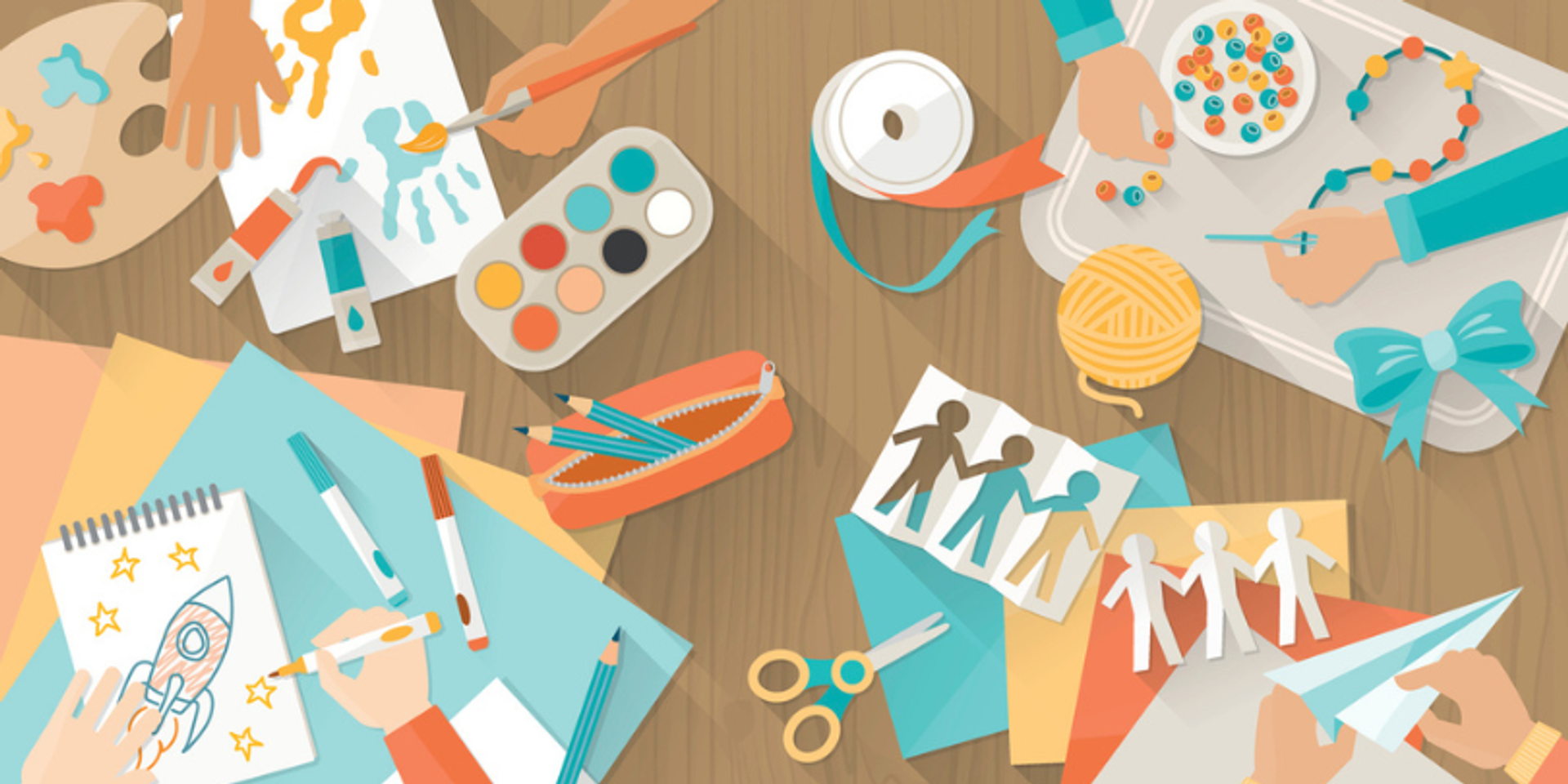 kids craft table