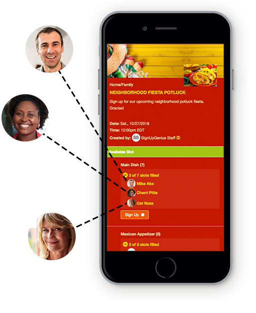 Features for Sign Ups, Scheduling & Payments | SignUpGenius