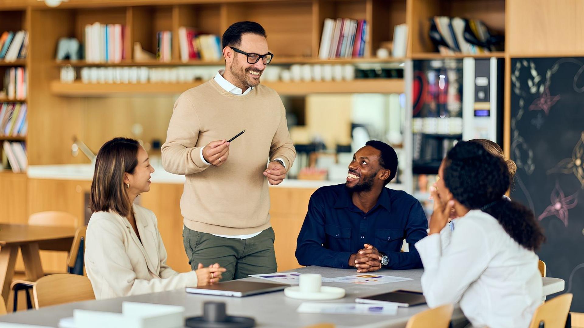 parents planning at a pta meeting