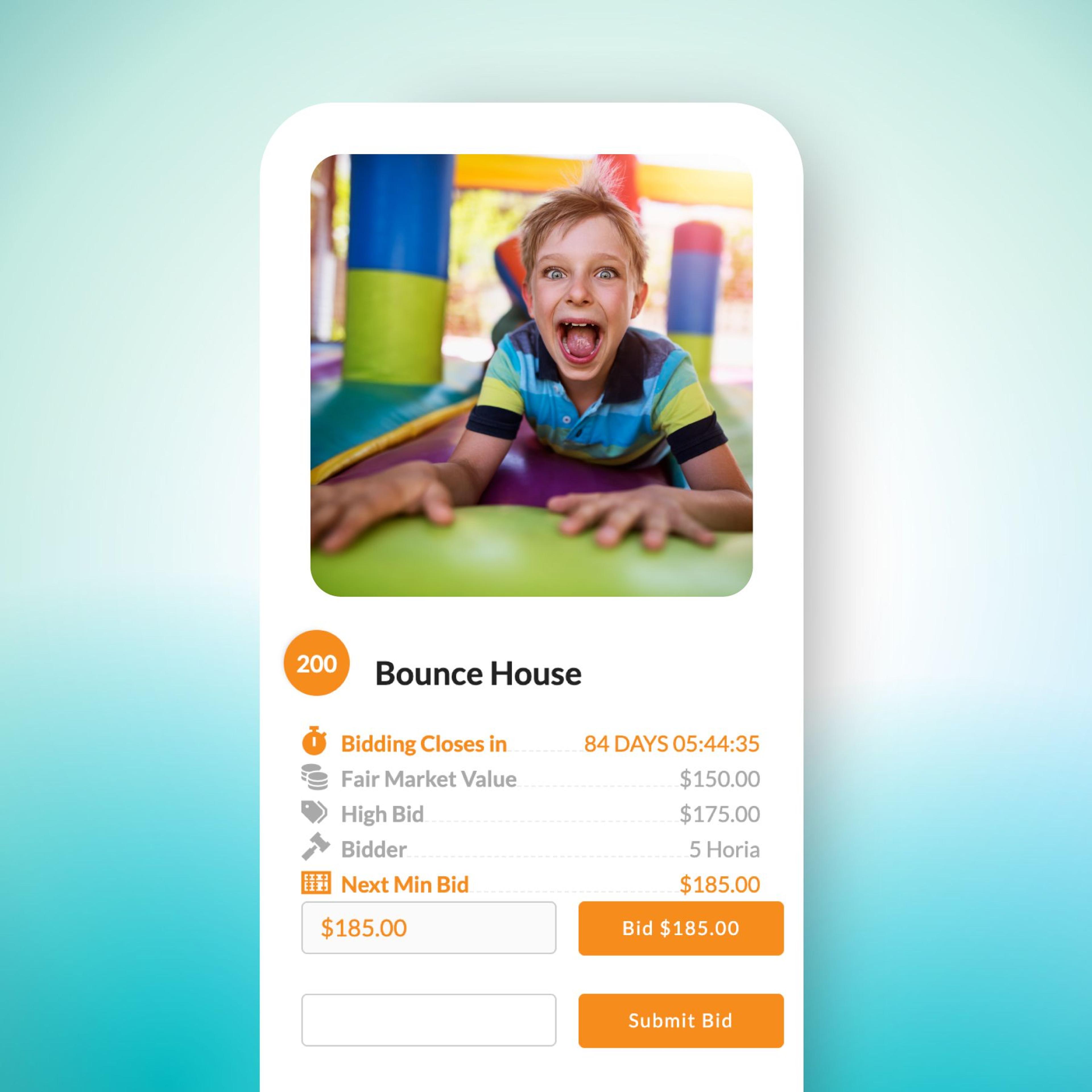 signupgenius auctions on a mobile device