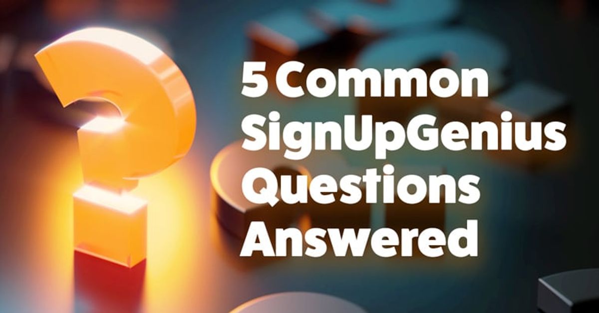 5 Common Sign Up Questions We've Answered