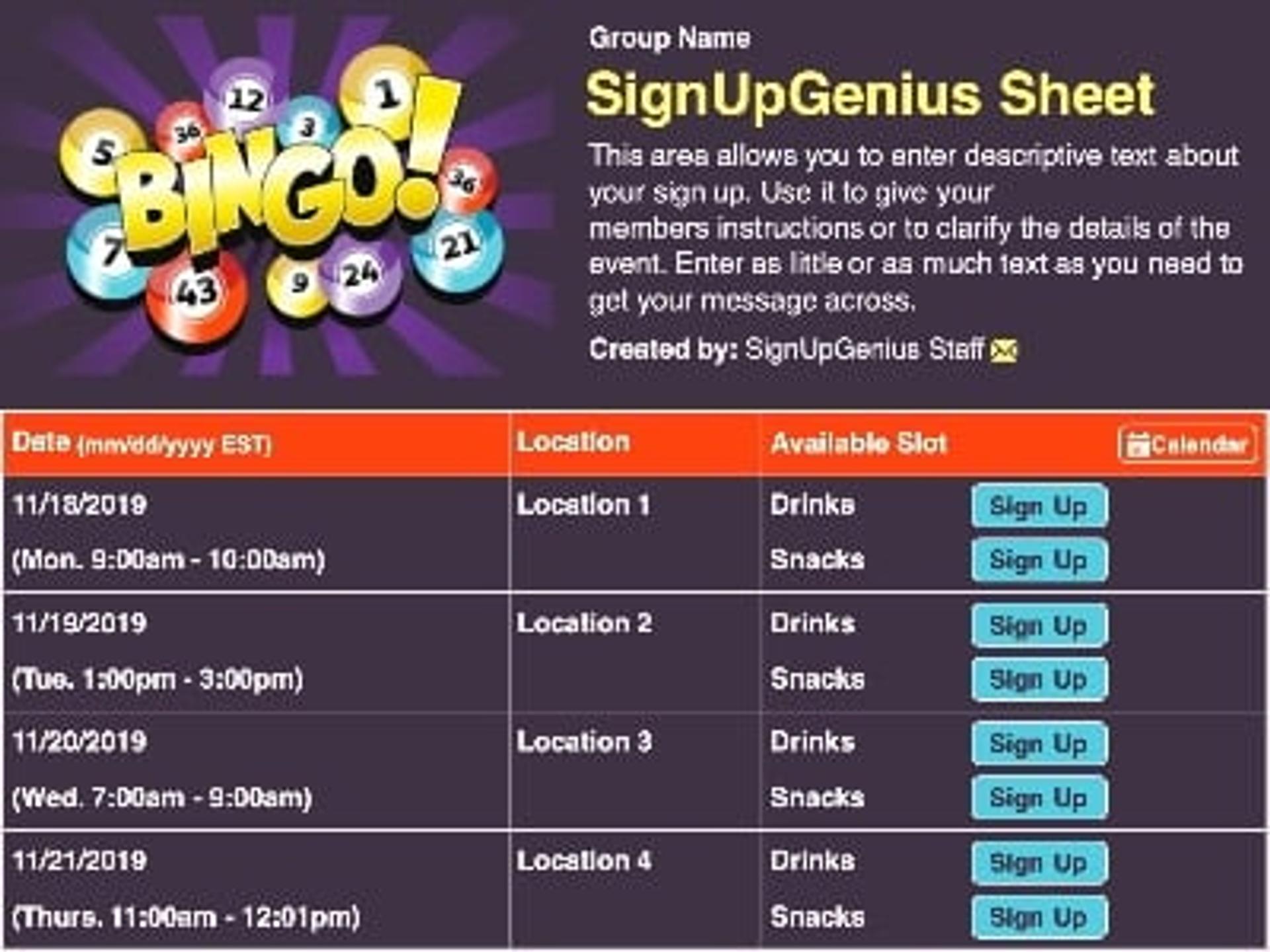 Bingo Night 2