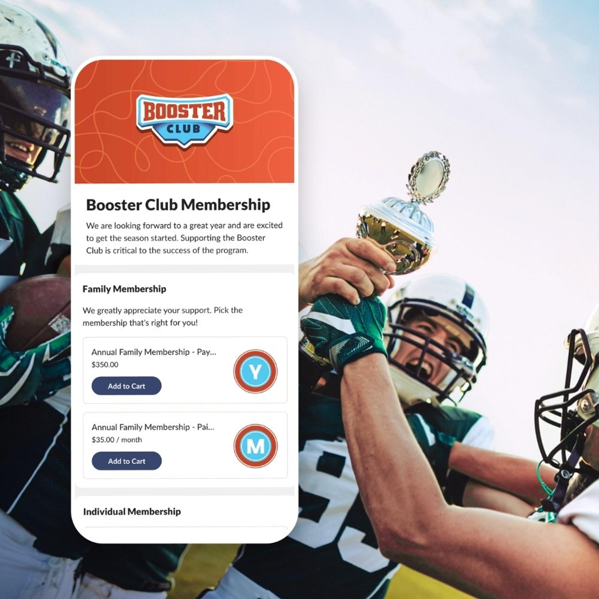 dues and fees UI booster club