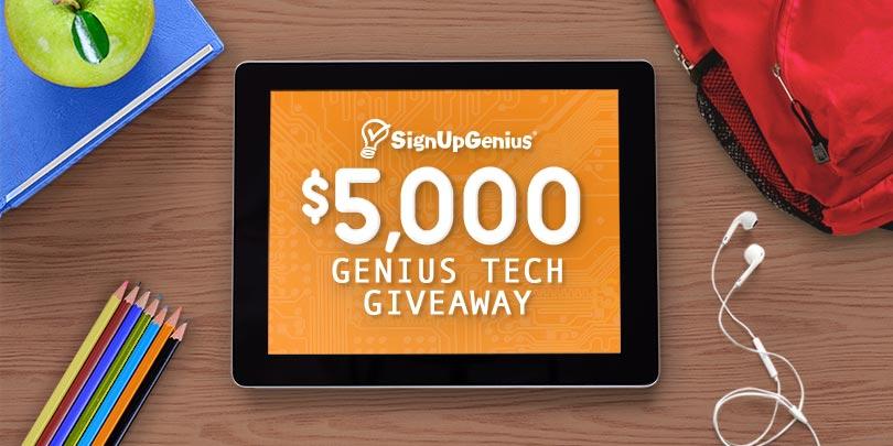 $5,000 Genius Tech Giveaway