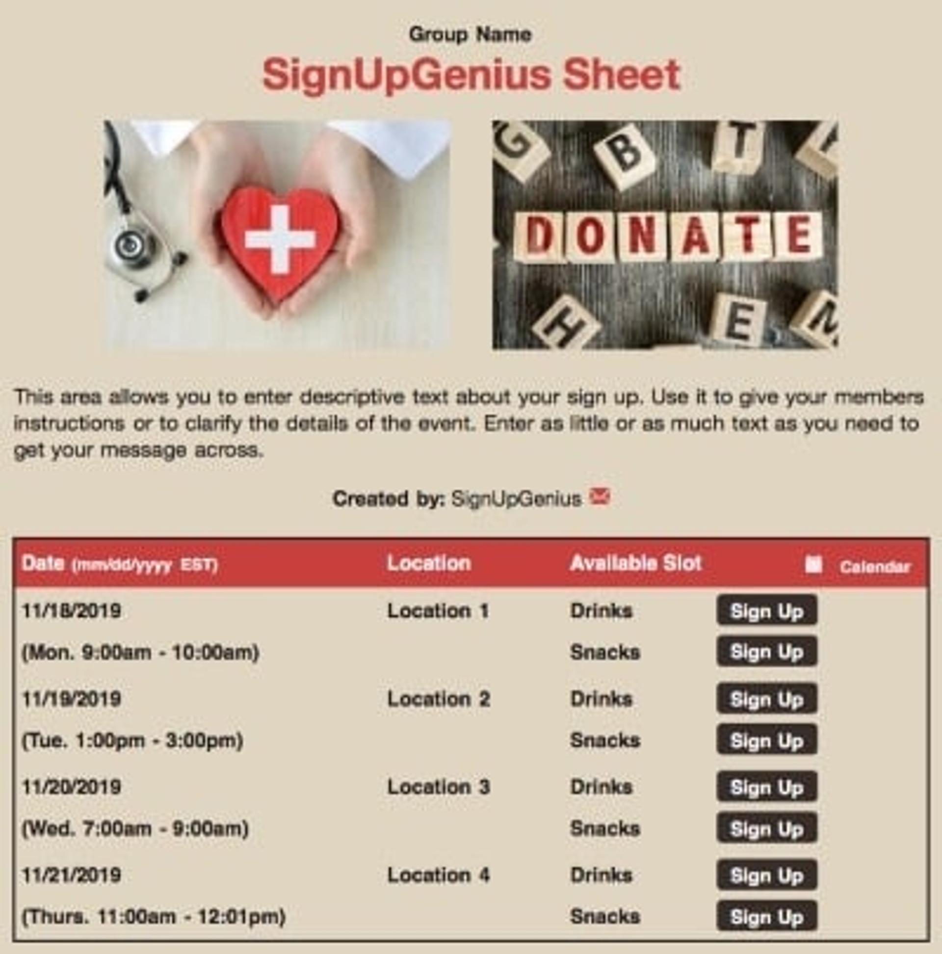 Blood Donations