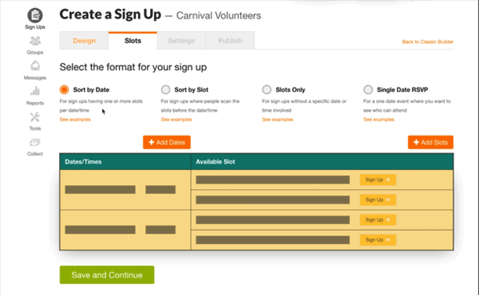 Navigate Calendar