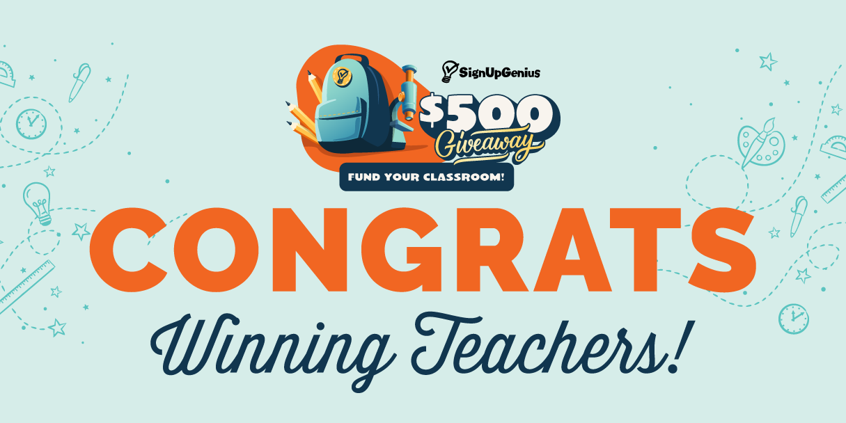 2025 back to school giveaway winners