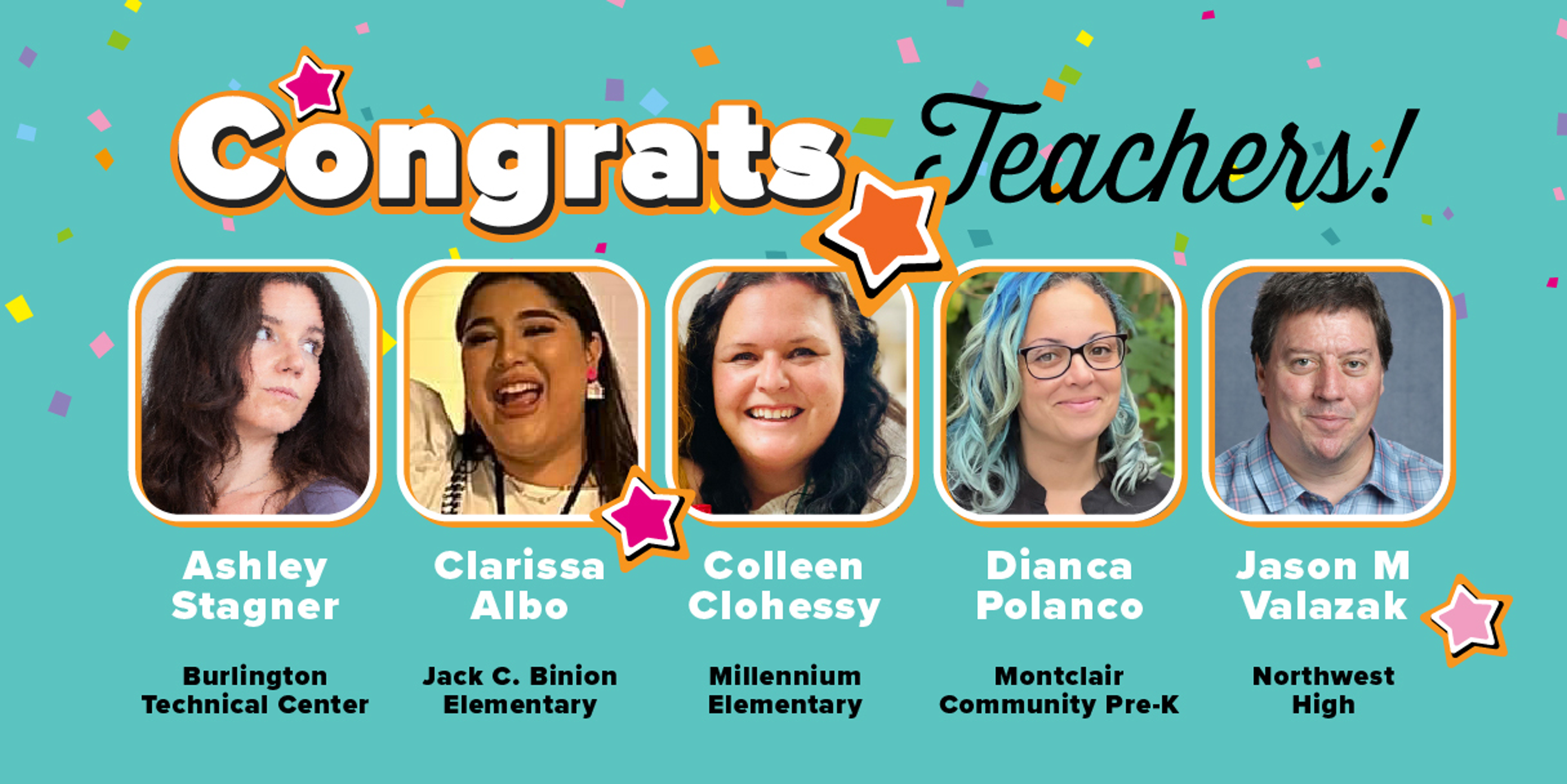 2025 teacher appreciation winners