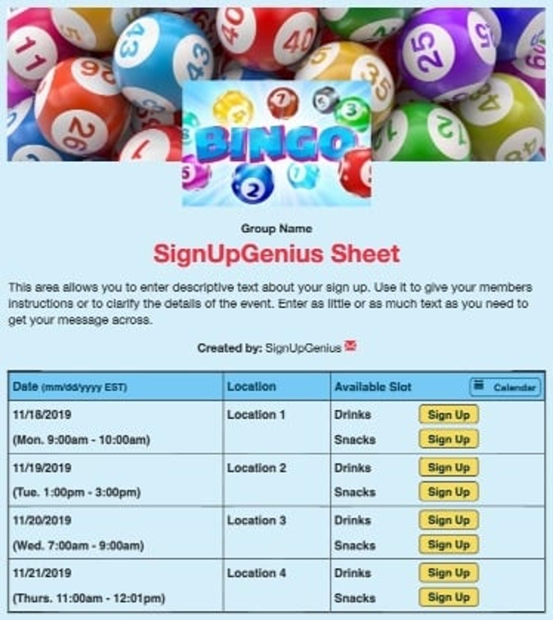 Bingo Night