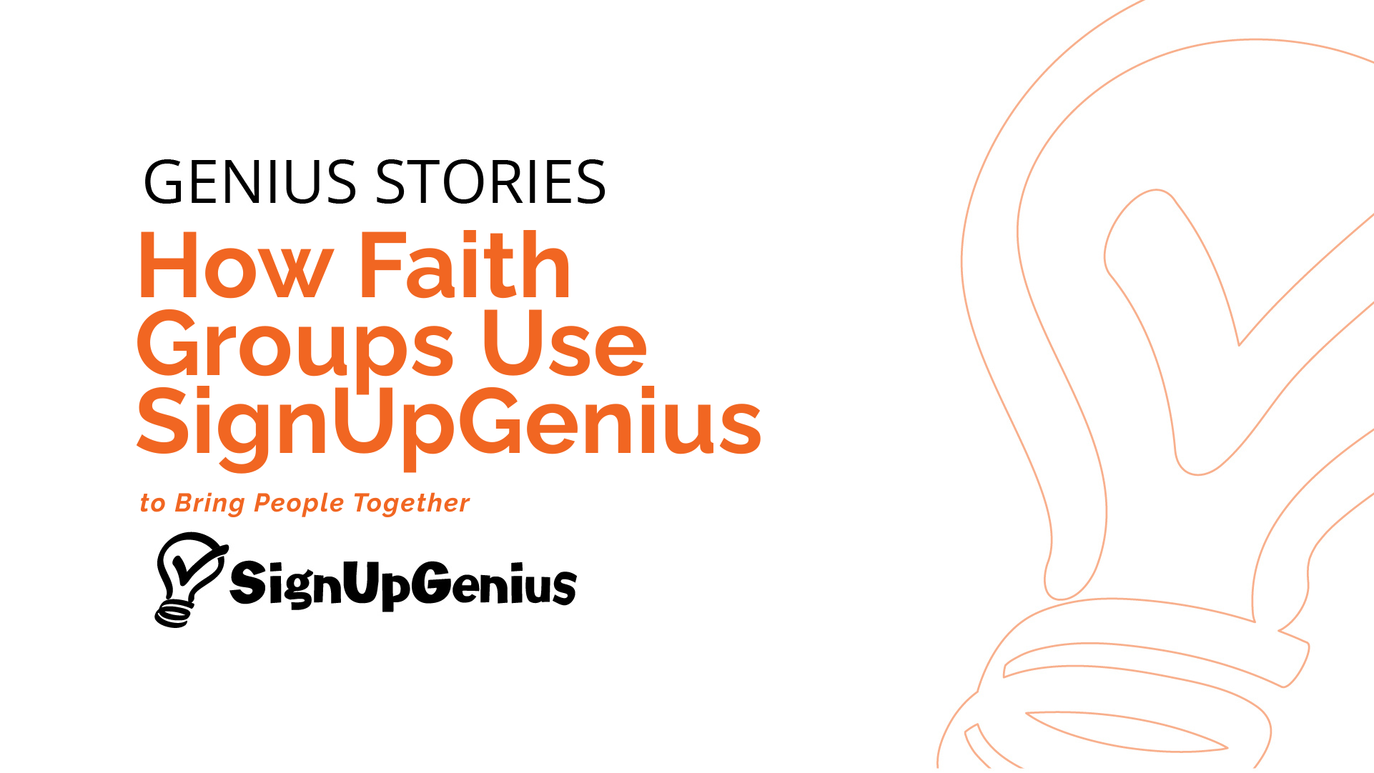 How faith groups use SignUpGenius
