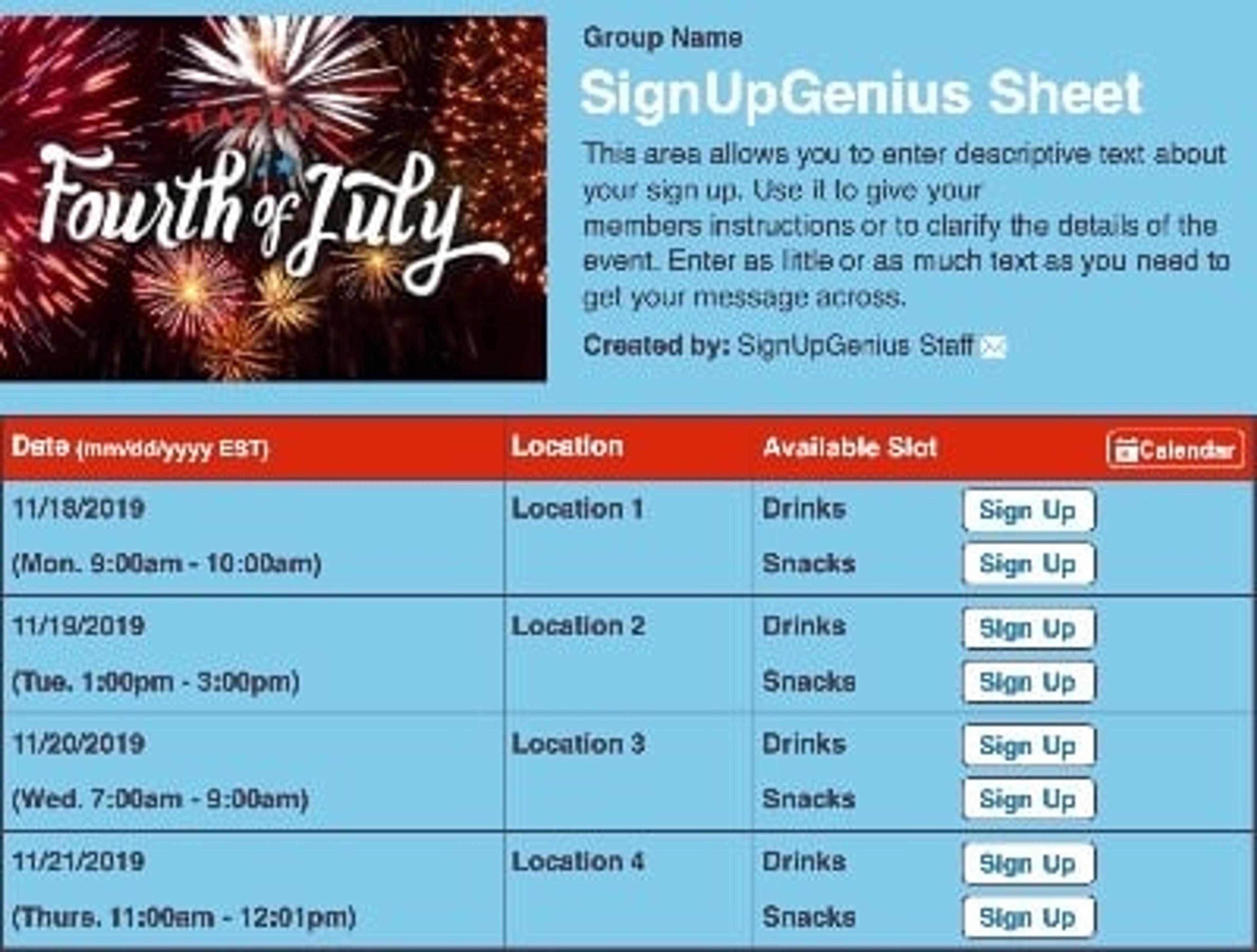 4th of July Fireworks