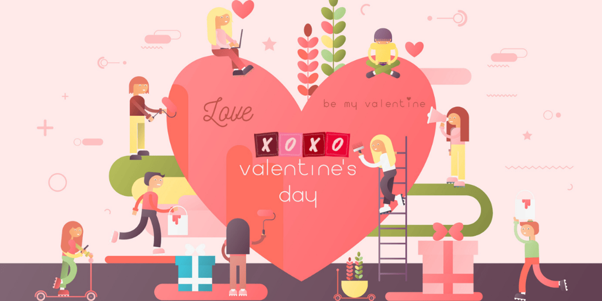 kids planning valentine's day