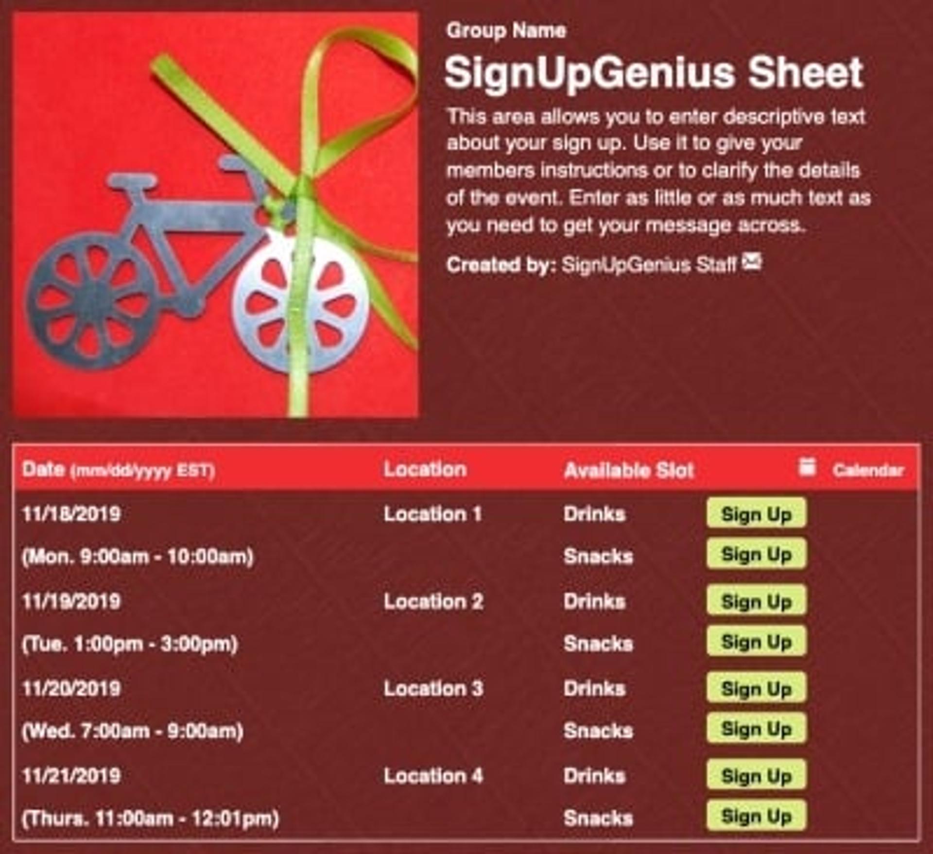 Bicycle Gift