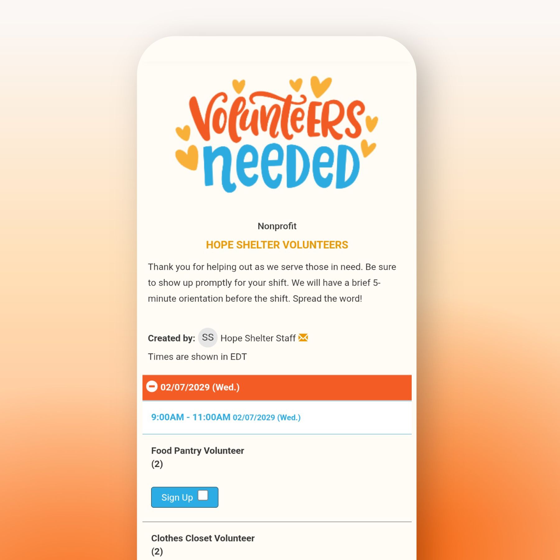 appointment scheduling