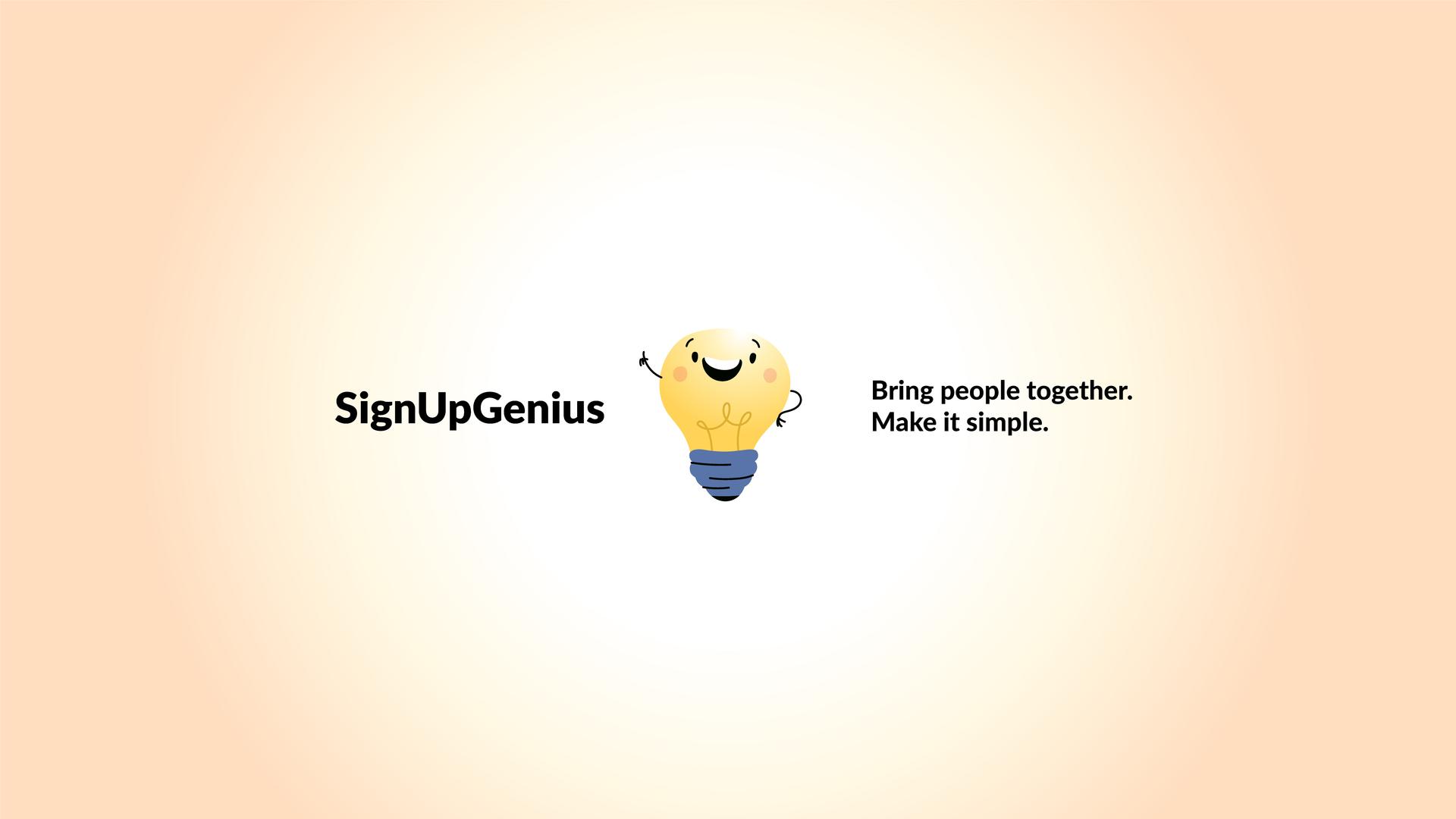 signupgenius auctions on a mobile device