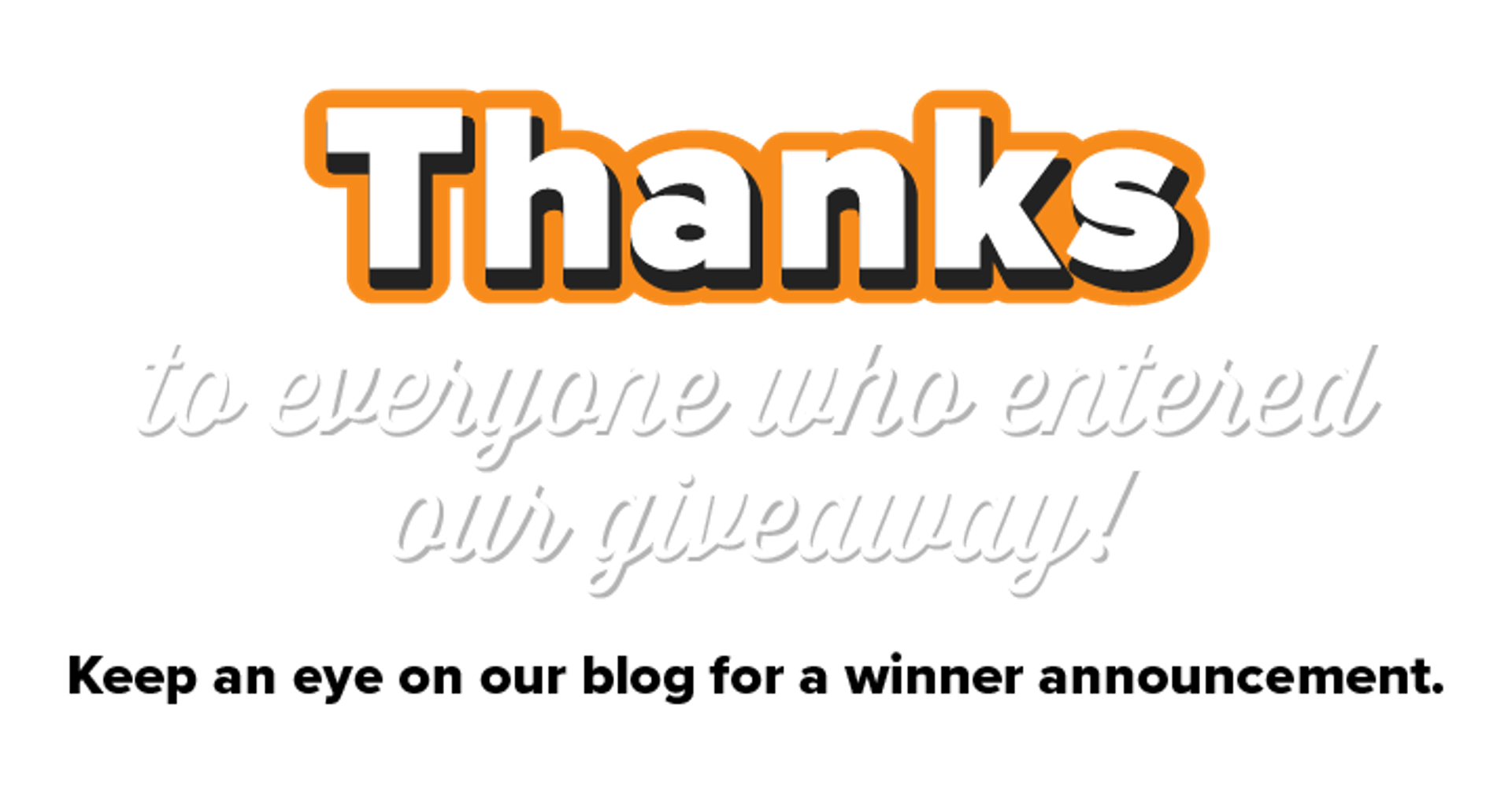 Giveaway Ended
