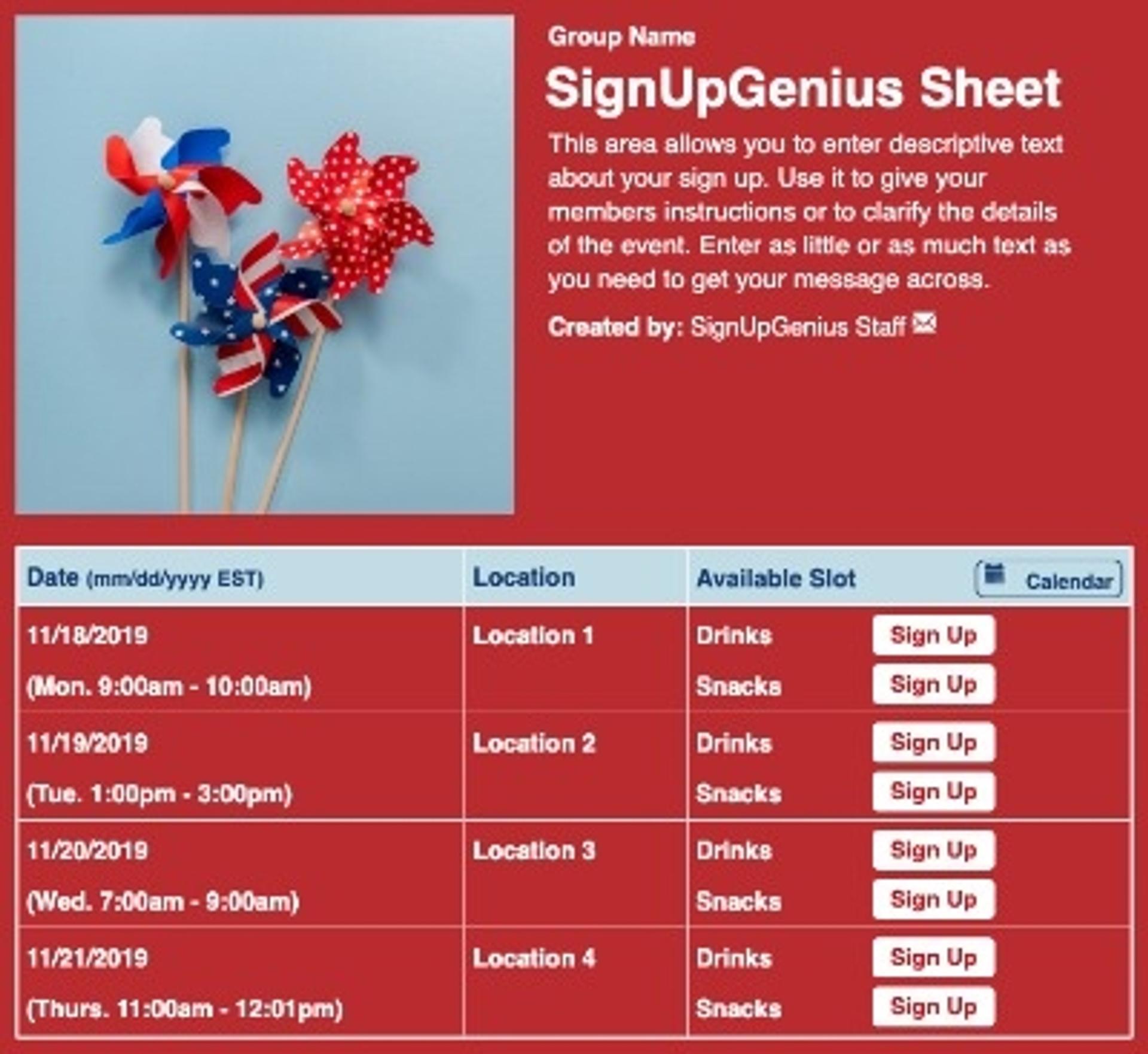 American Pinwheels