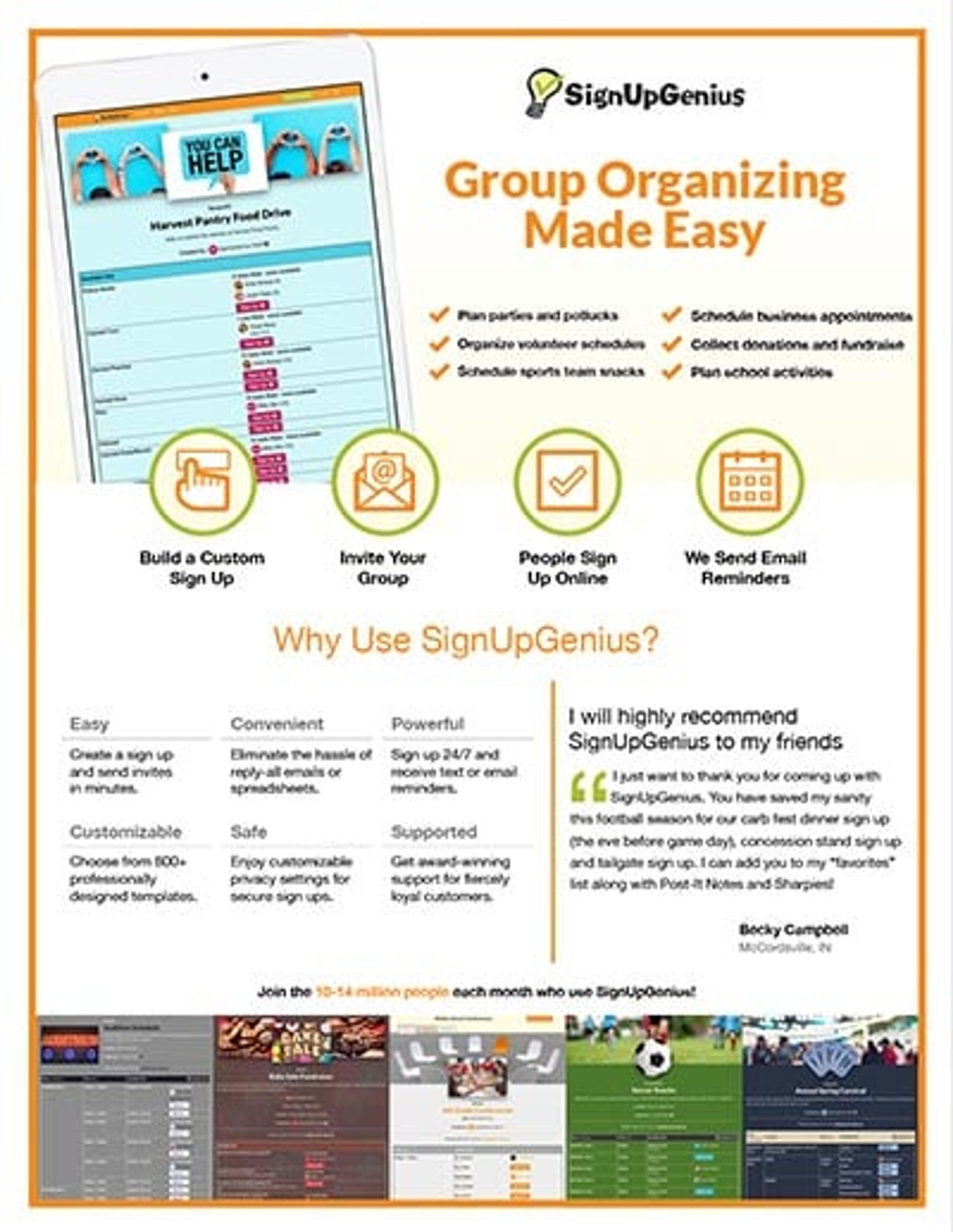 SignUpGenius Overview thumbnail