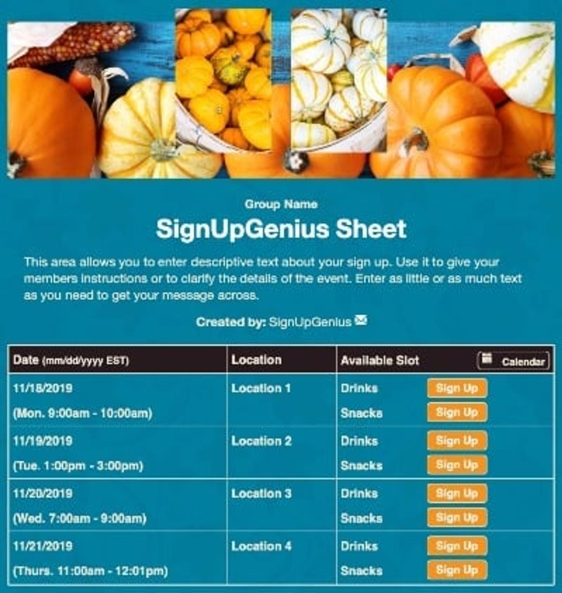Fall Pumpkins